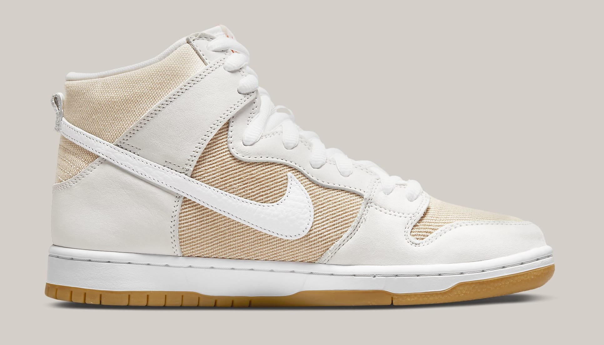 Nike SB Dunk High 'Unbleached' DA9626-100 Medial