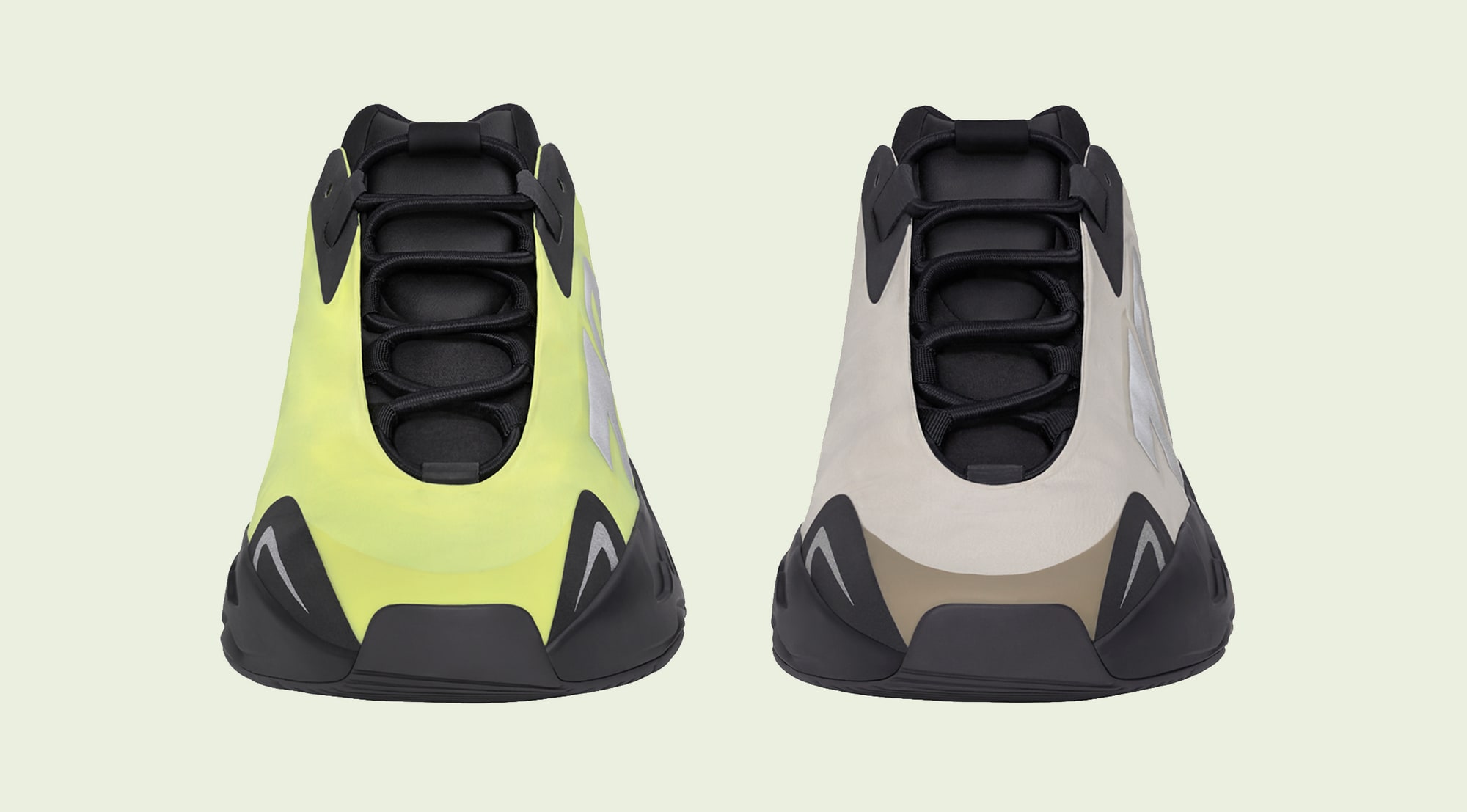 Adidas Yeezy Boost 700 MNVN 'Phosphor' 'Bone' Front