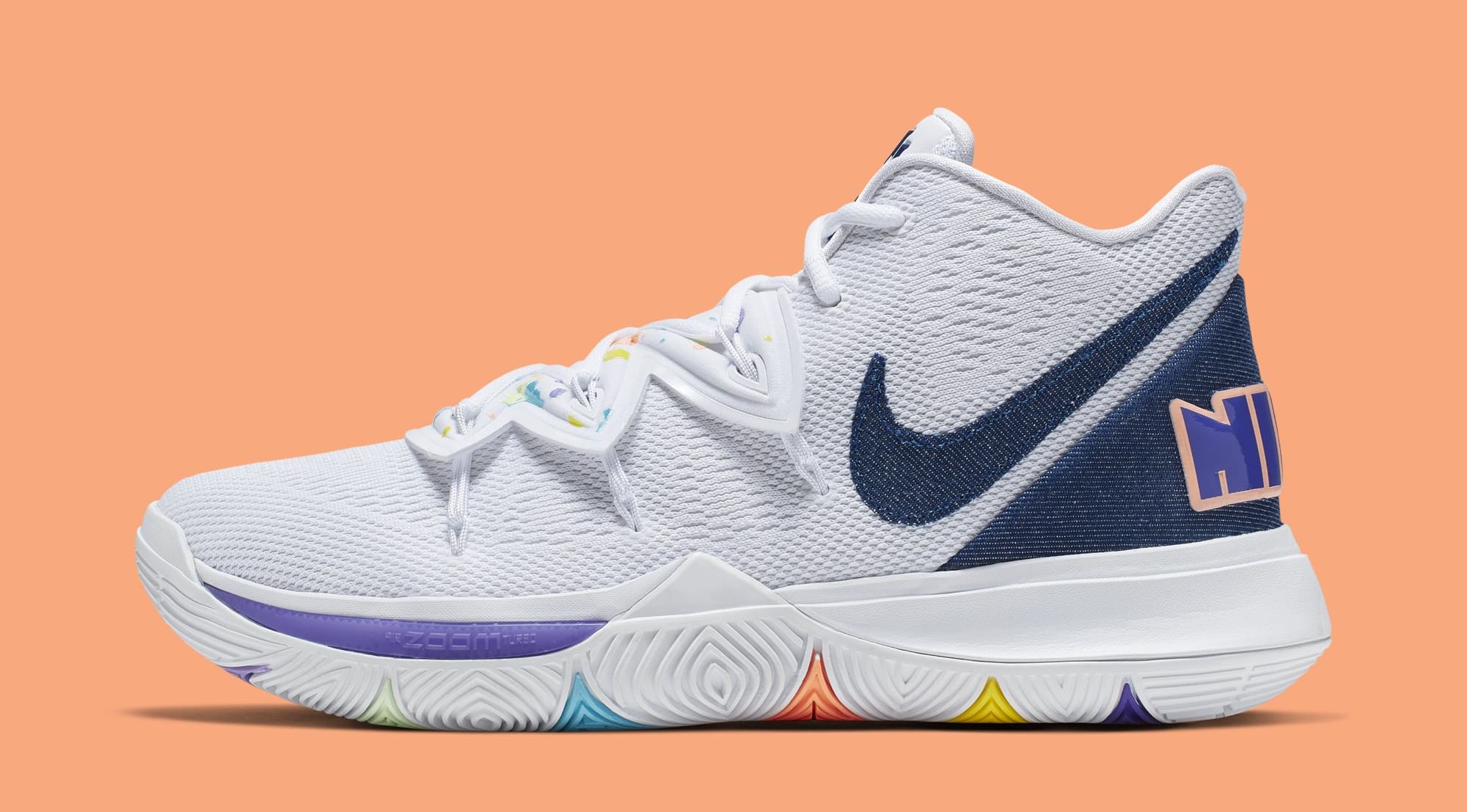 kyrie white denim