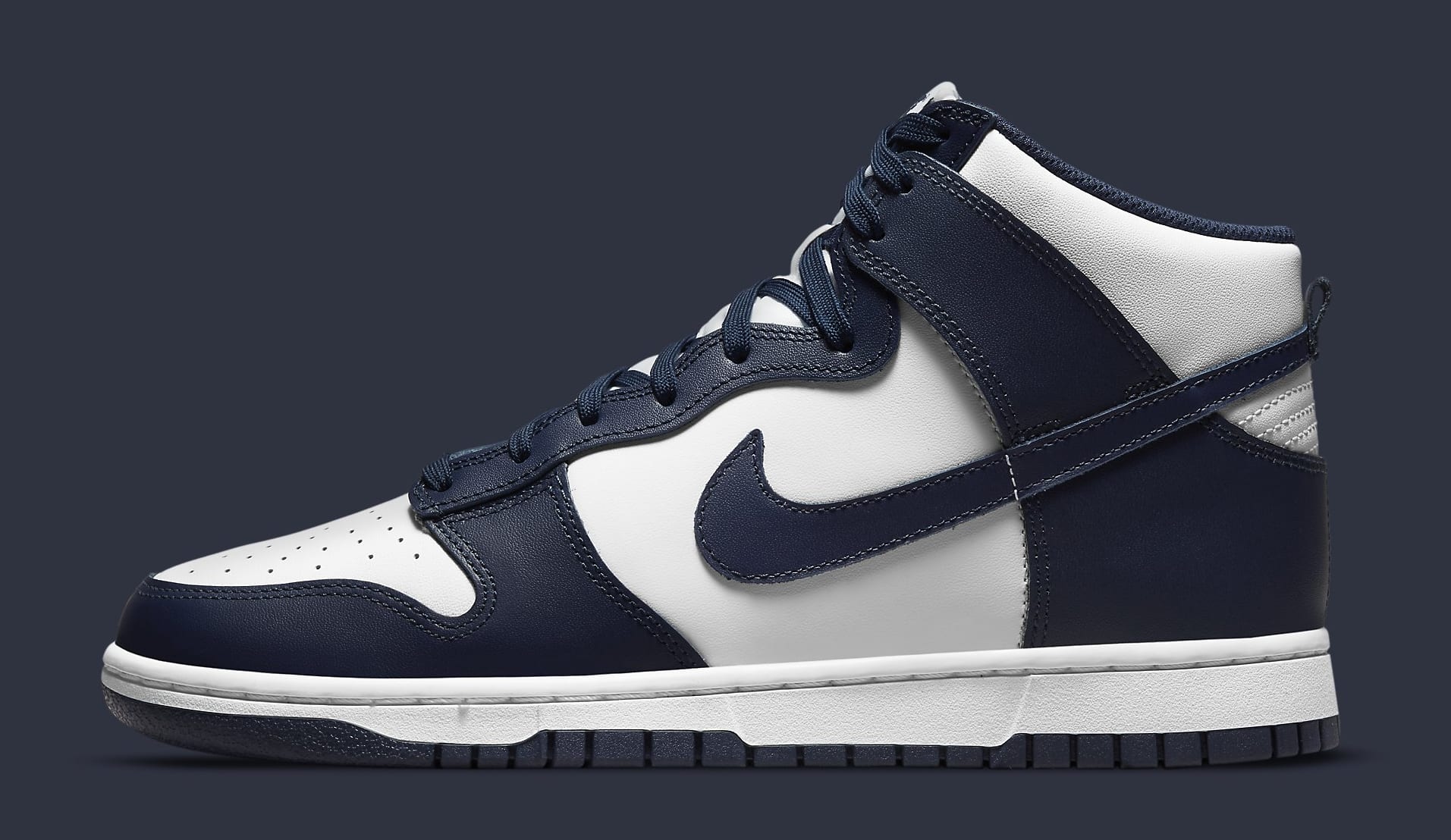 Nike Dunk High 'Midnight Navy' DD1399-104 Lateral