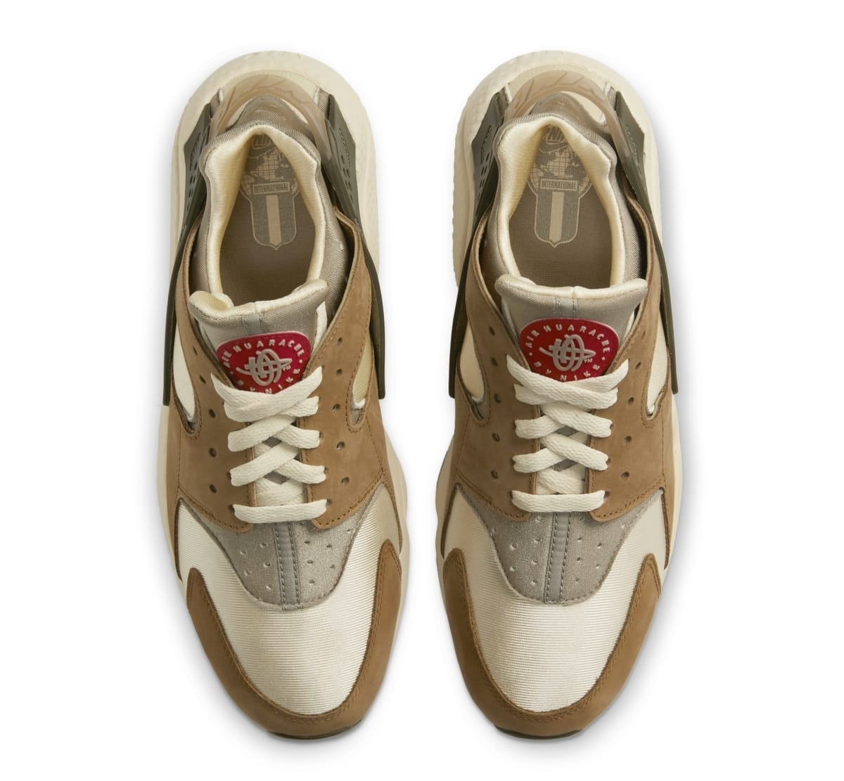 Stussy x Nike Air Huarache 'Desert Oak/Reed/Light Straw' DD1381-200 (Top)