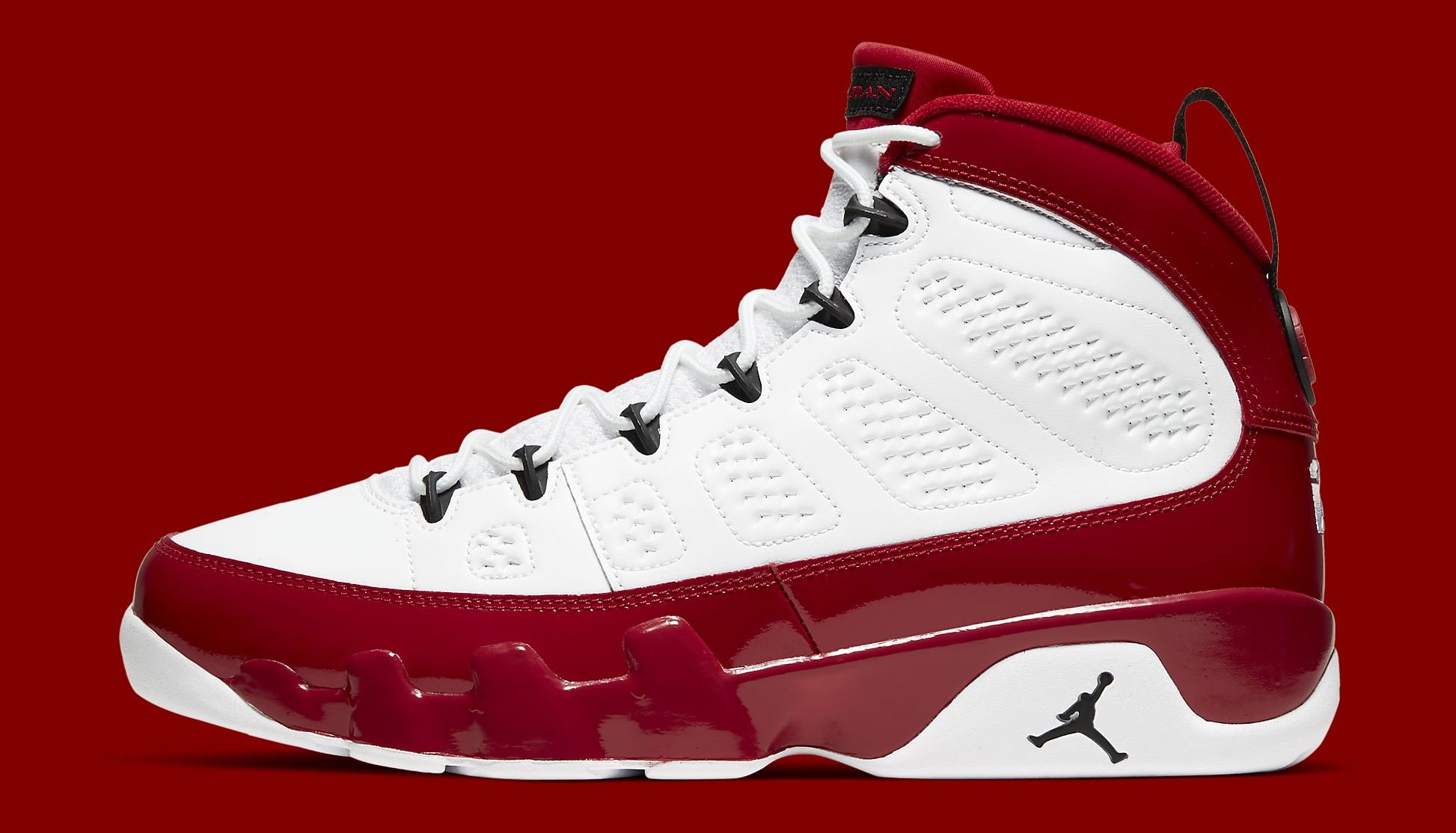 jordan 9 retro white and red