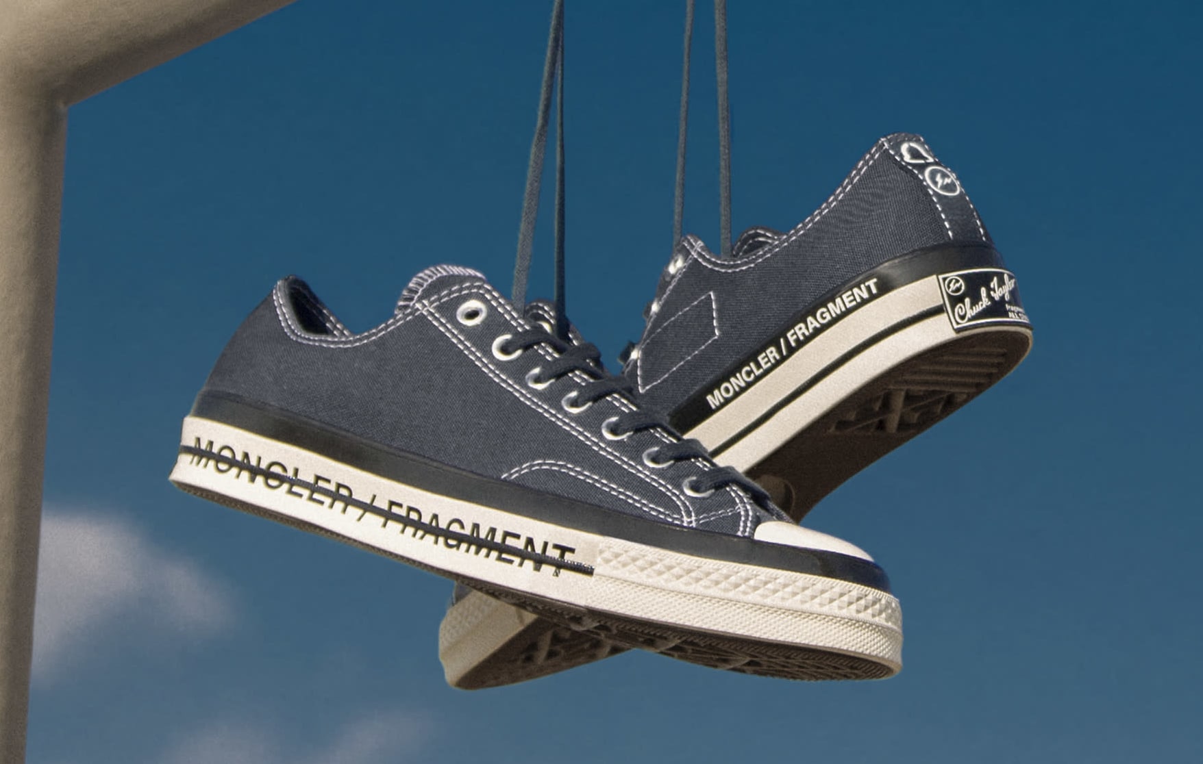 Fragment x Moncler x Converse Chuck 70 and Jack Purcell Release 