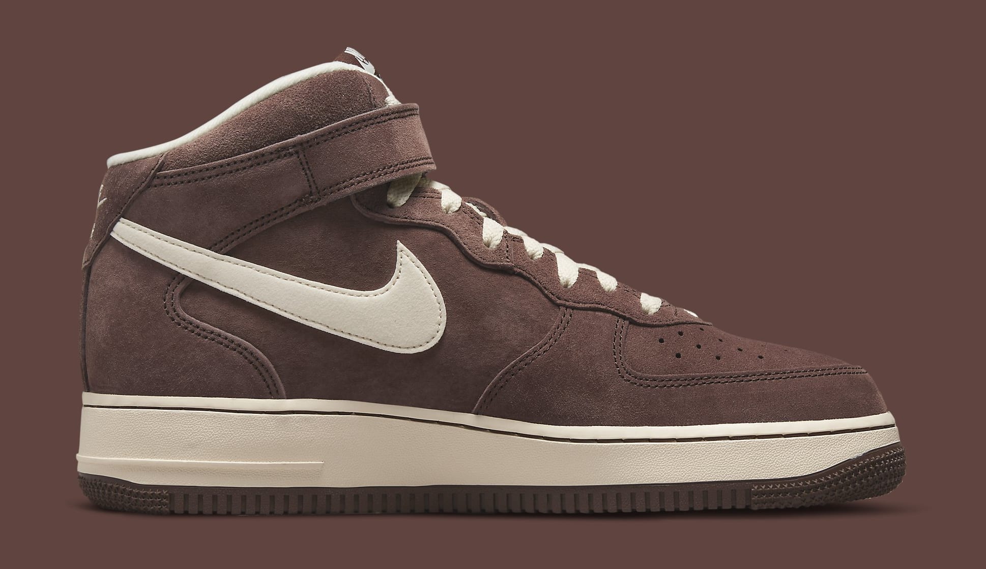 Nike Air Force 1 Mid 'Chocolate' DM0107 200 Medial