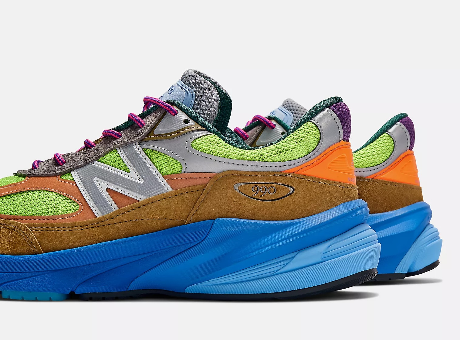 Action Bronson x New Balance 990v6 'Baklava' Collab Release Date Sole