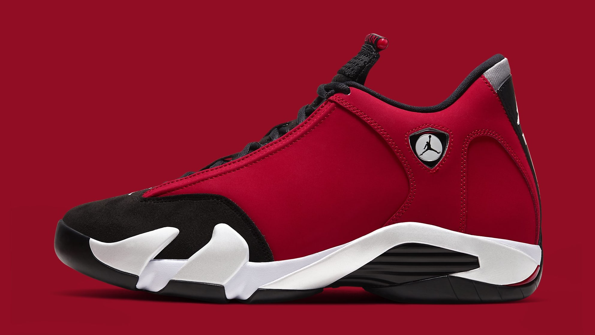 jordan 14 red suede black gym red white