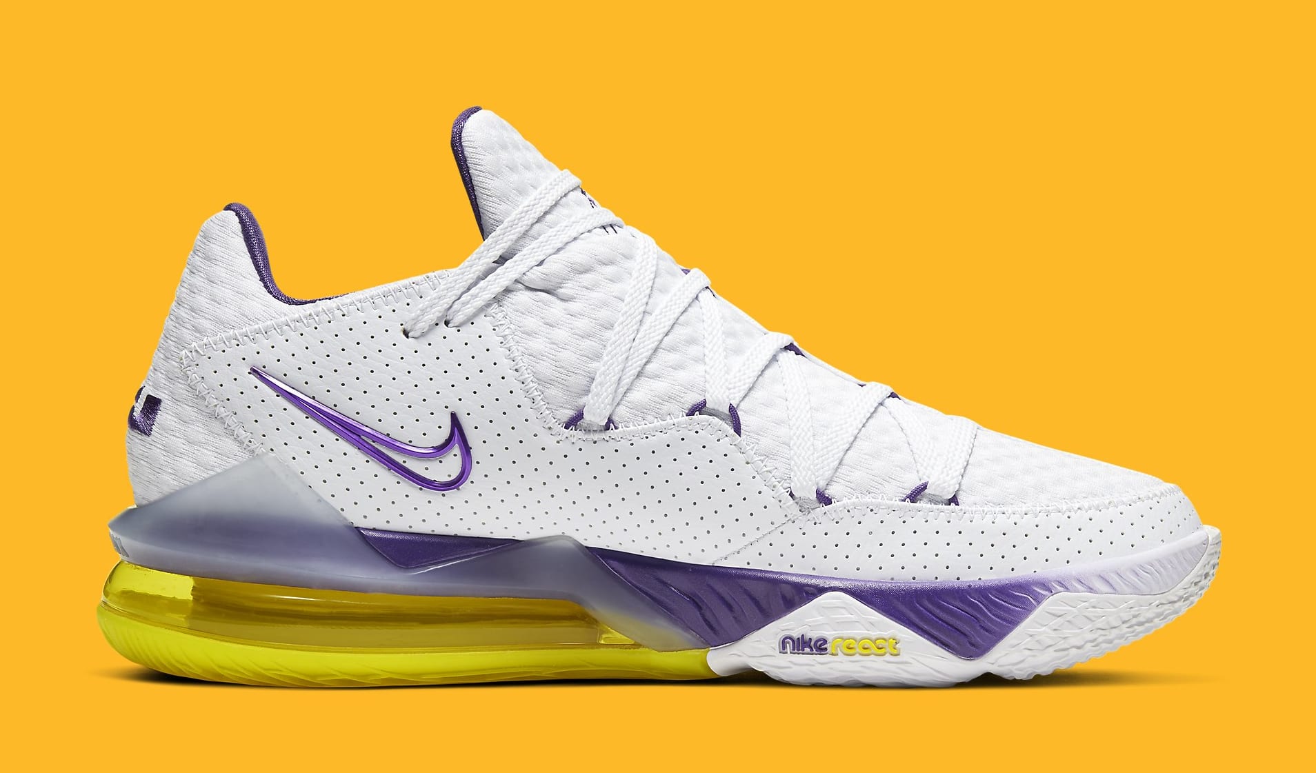 lebron 17 low lakers colorway