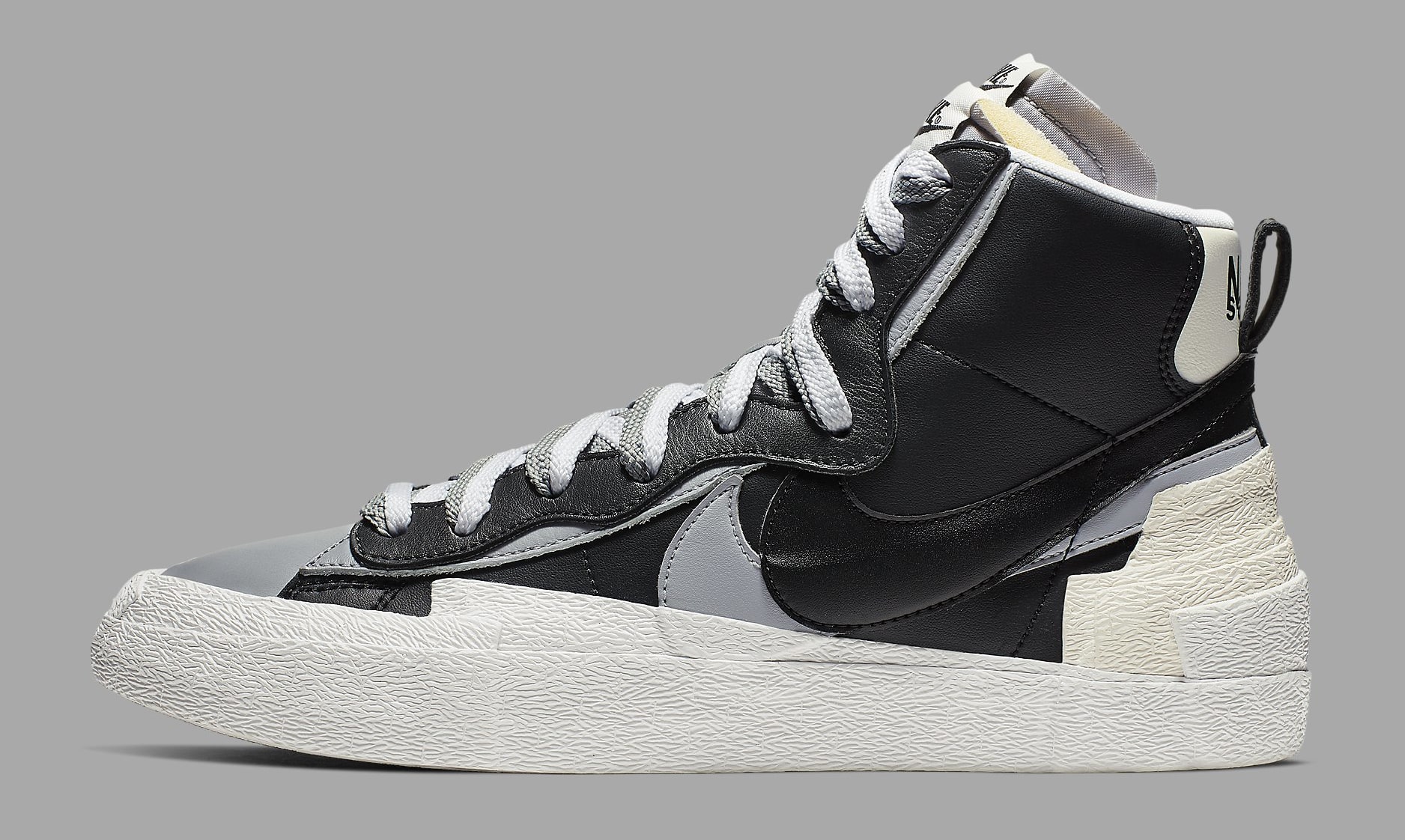 Sacai x Nike Blazer High Black White Release Date BV0072-100 BV0072-002 ...