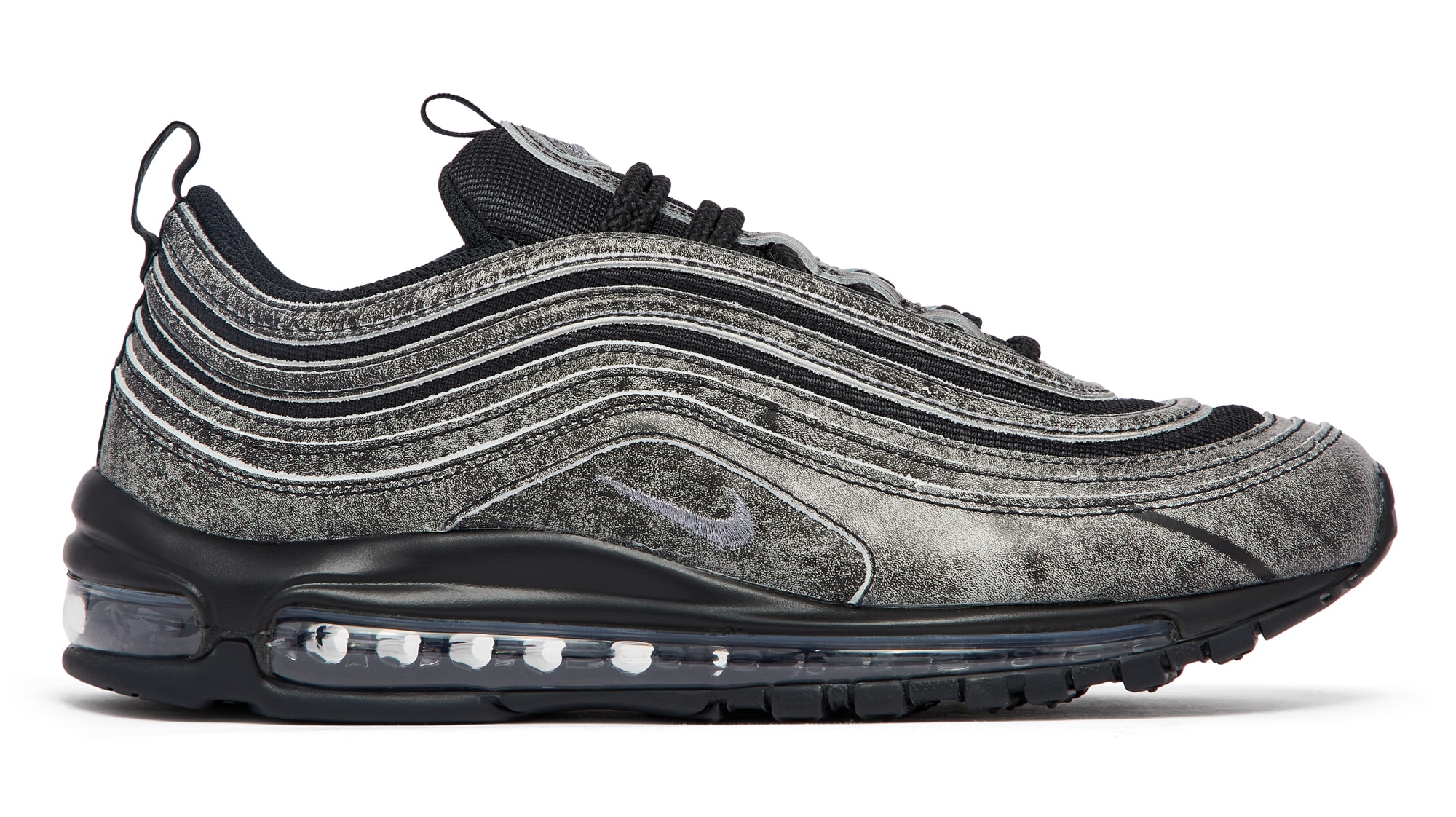 Comme Des Garcons x Nike Air Max 97 'Black' Lateral
