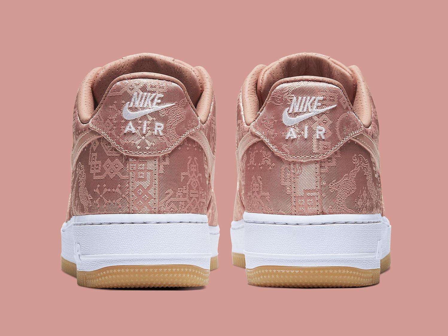 nike rose gold shoes air force 1