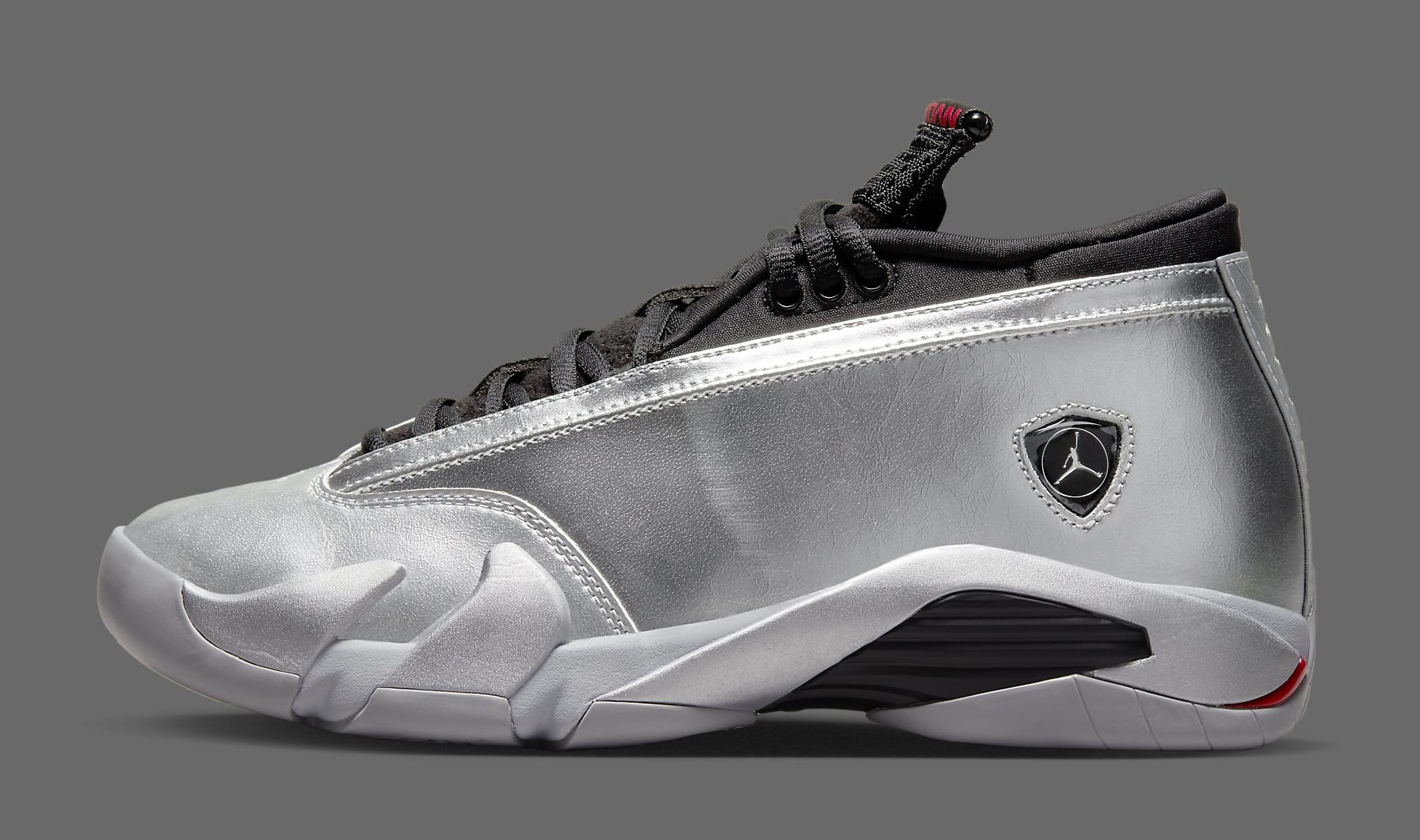 silver metallic jordans