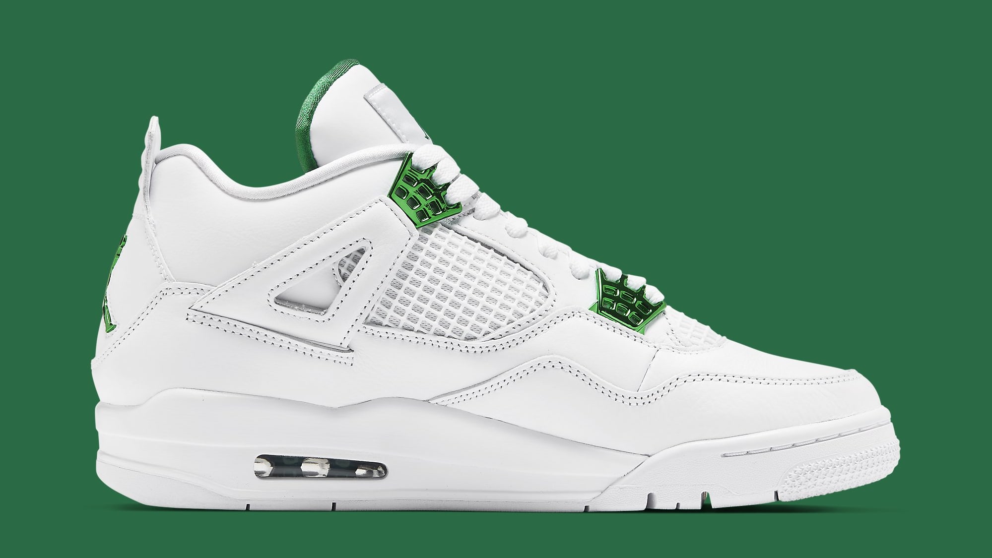 white green jordan 4s