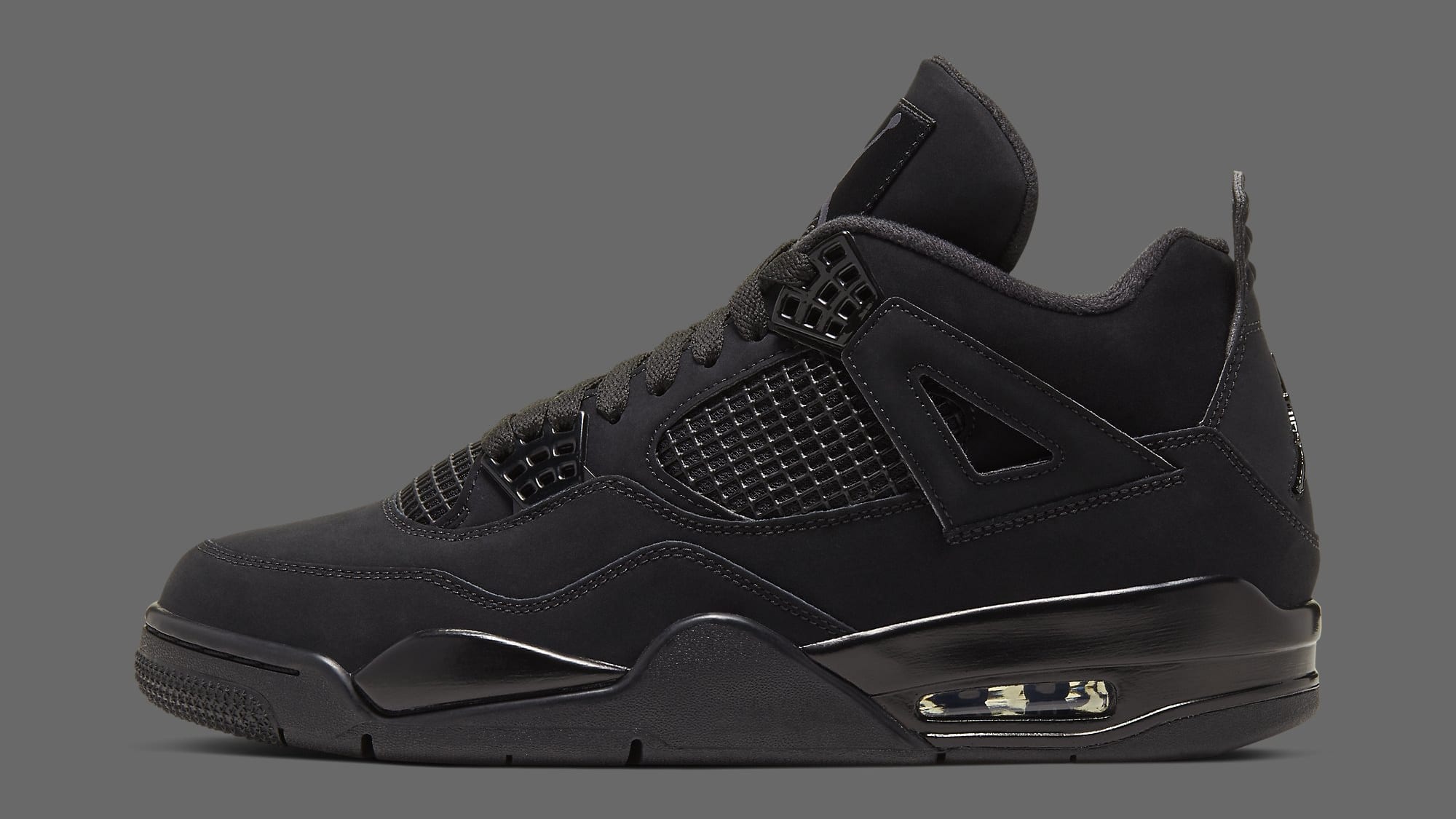 all black jordan 4a