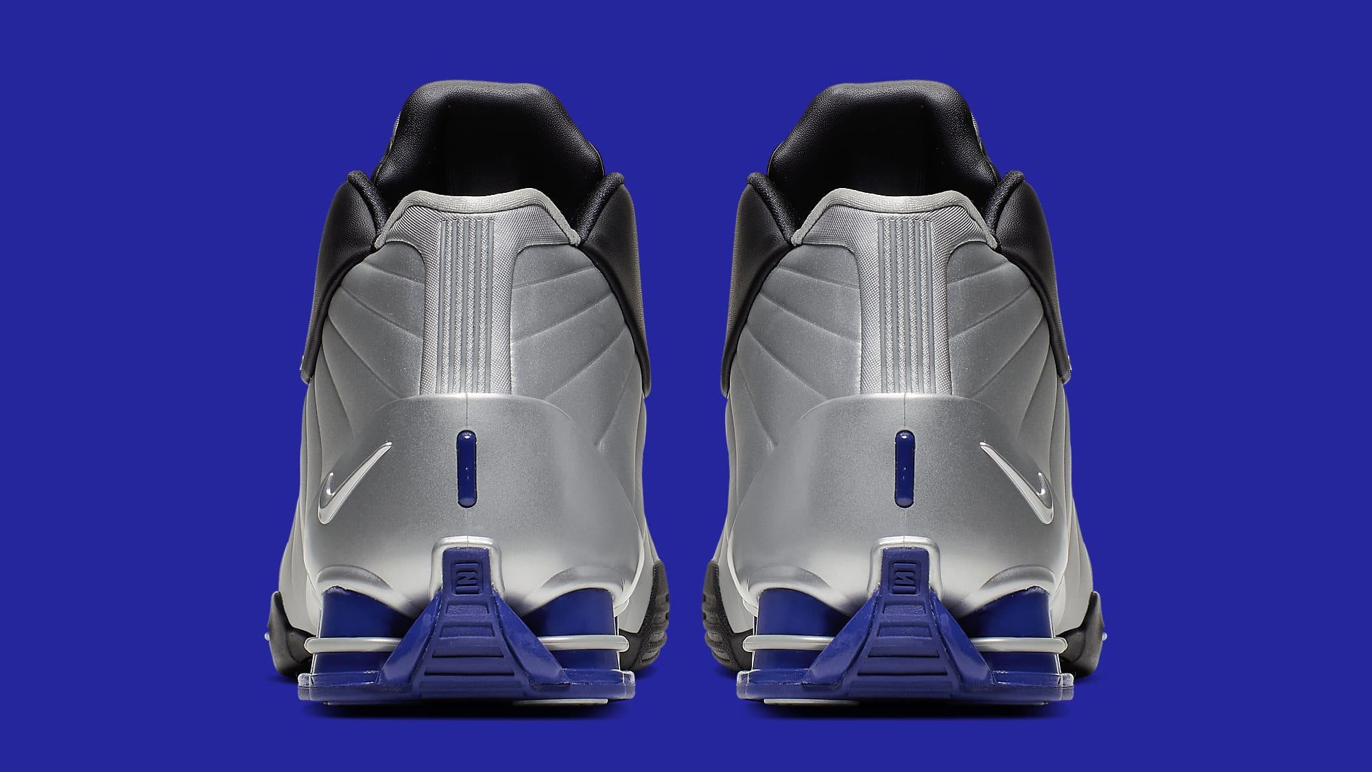nike shox bb4 metallic silver