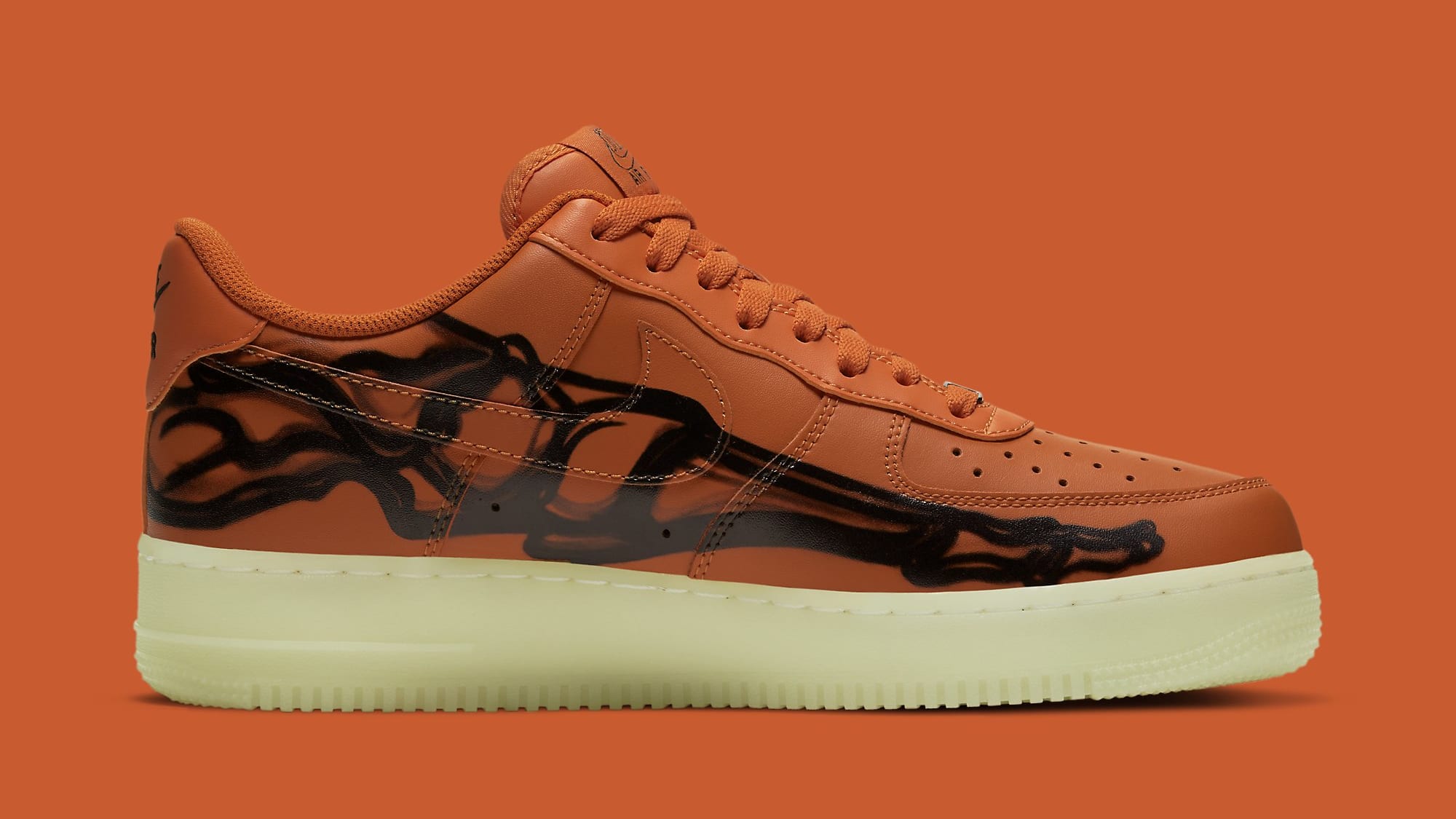 airforce 1 orange skeleton