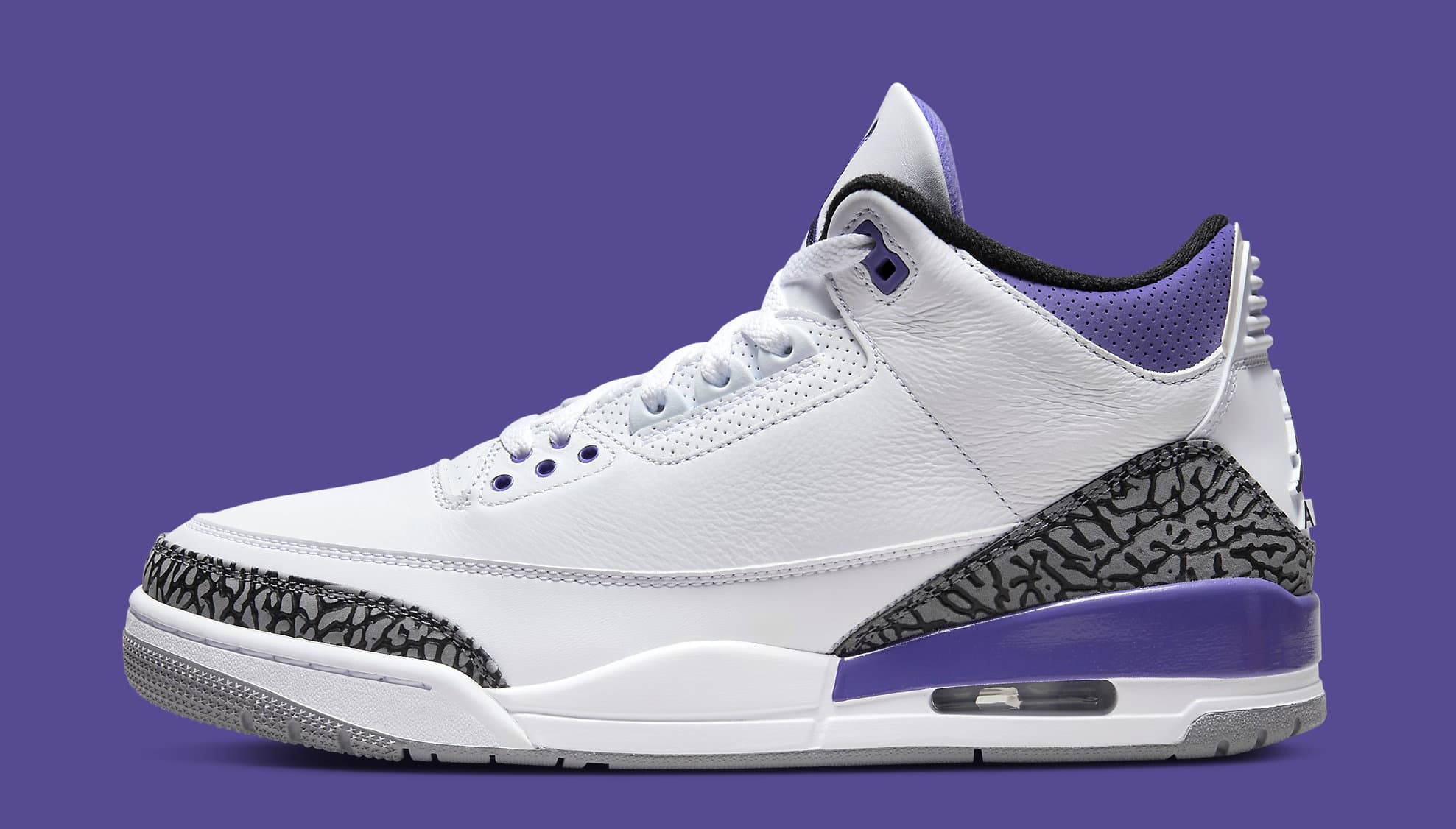 Best Look Yet at the 'Dark Iris' Air Jordan 3 SNKRS confirms new