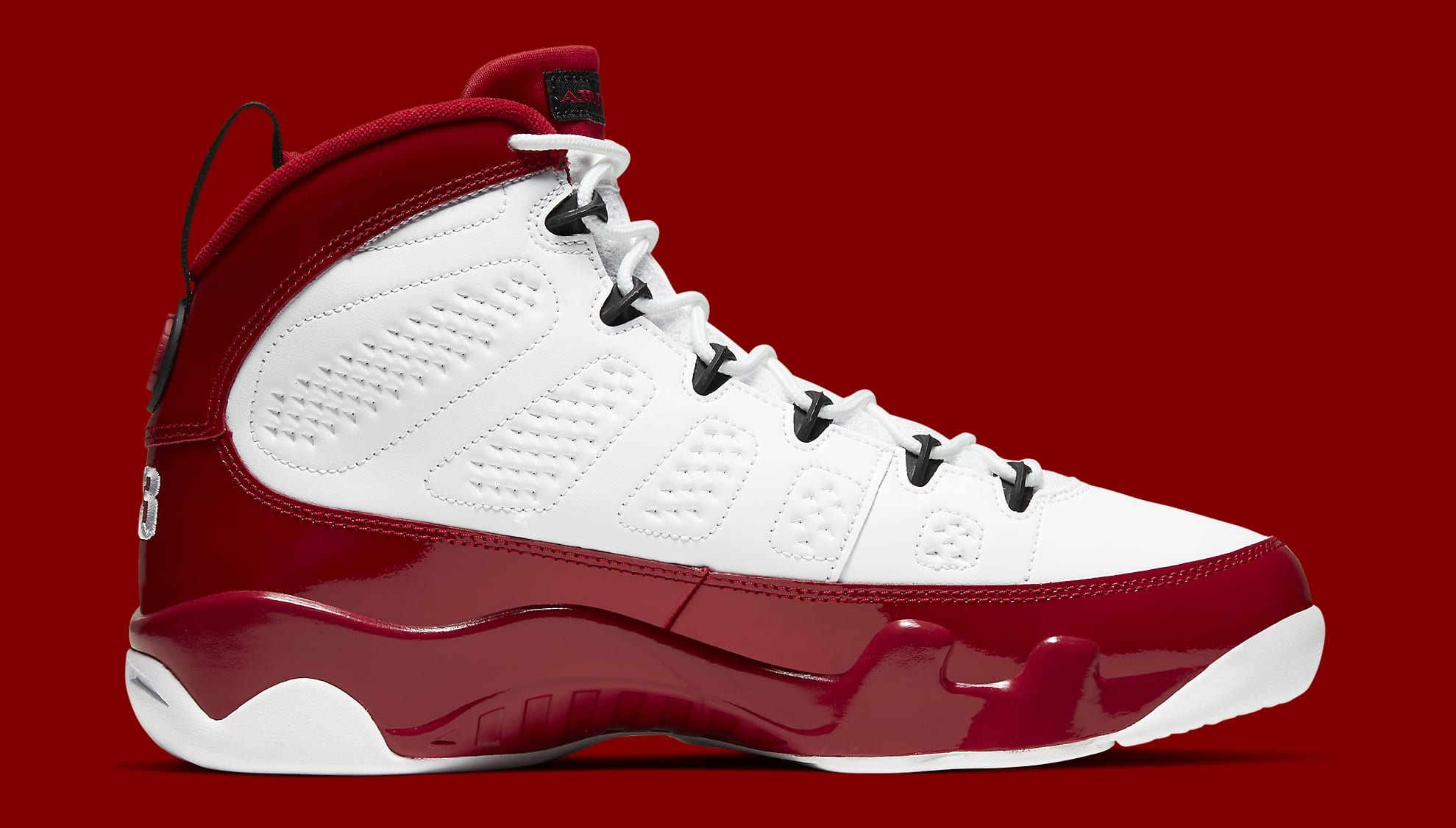 jordan 9 retro white and red