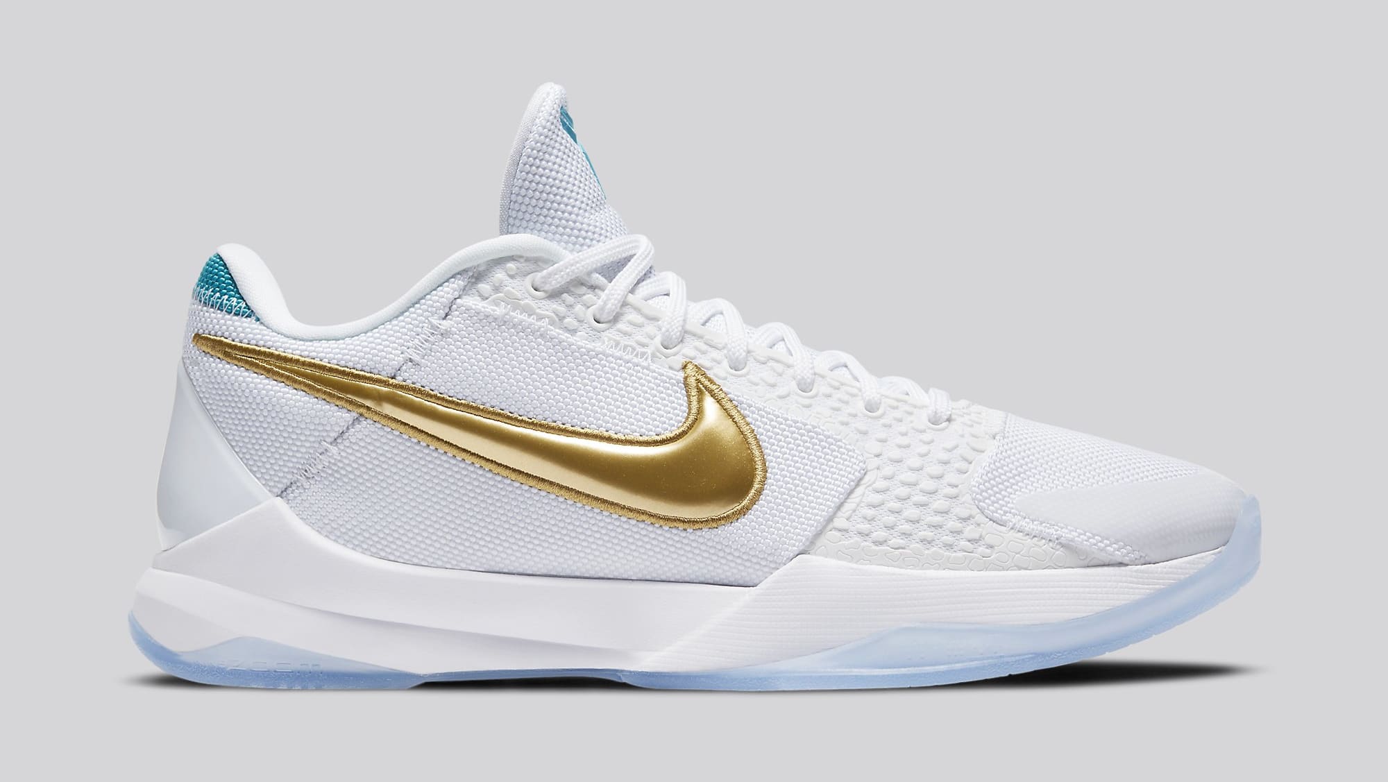 kobe 5 protro undefeated metallic gold