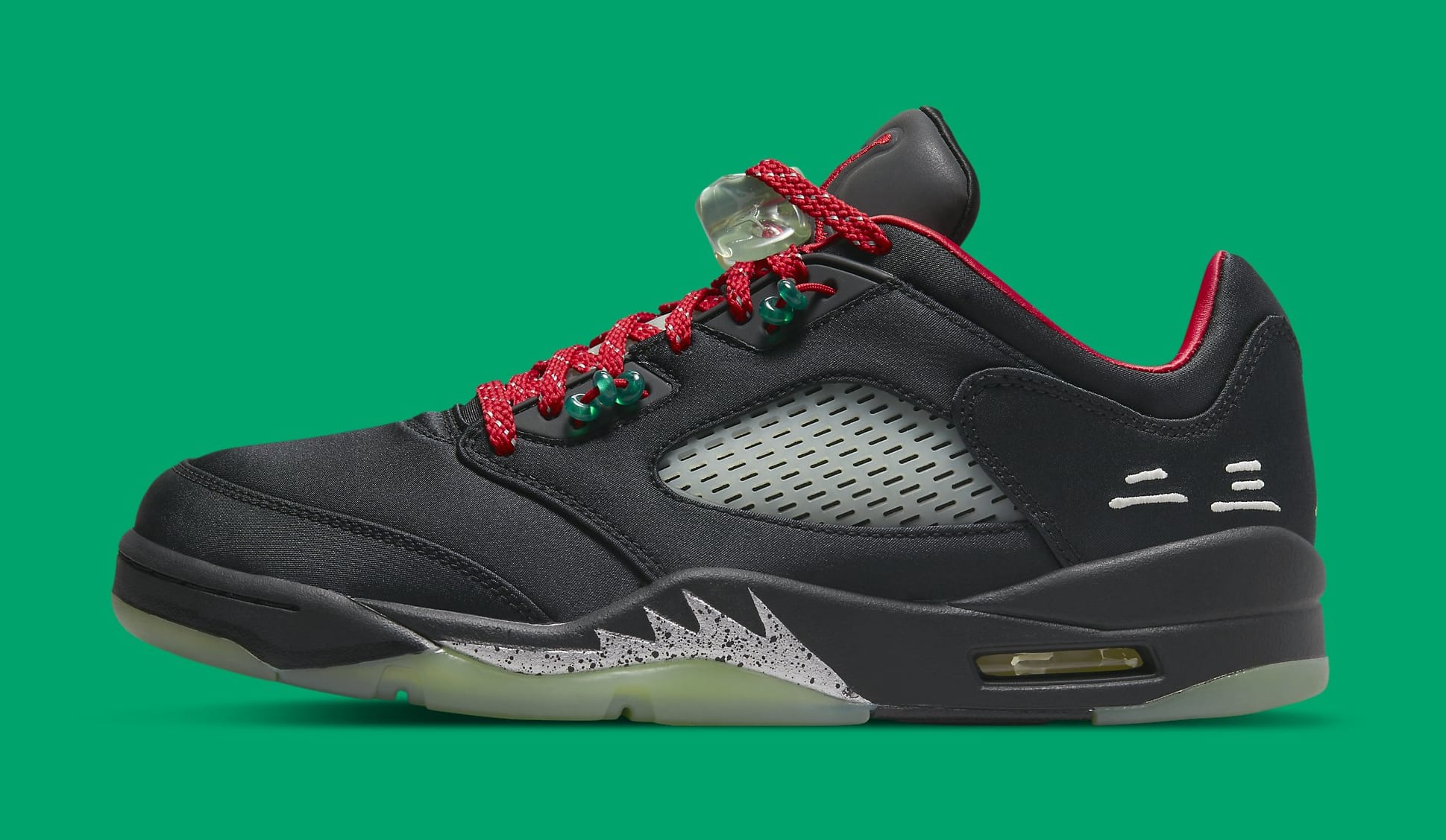 Clot x Air Jordan 5 Low 'Jade' DM4640 036 Lateral