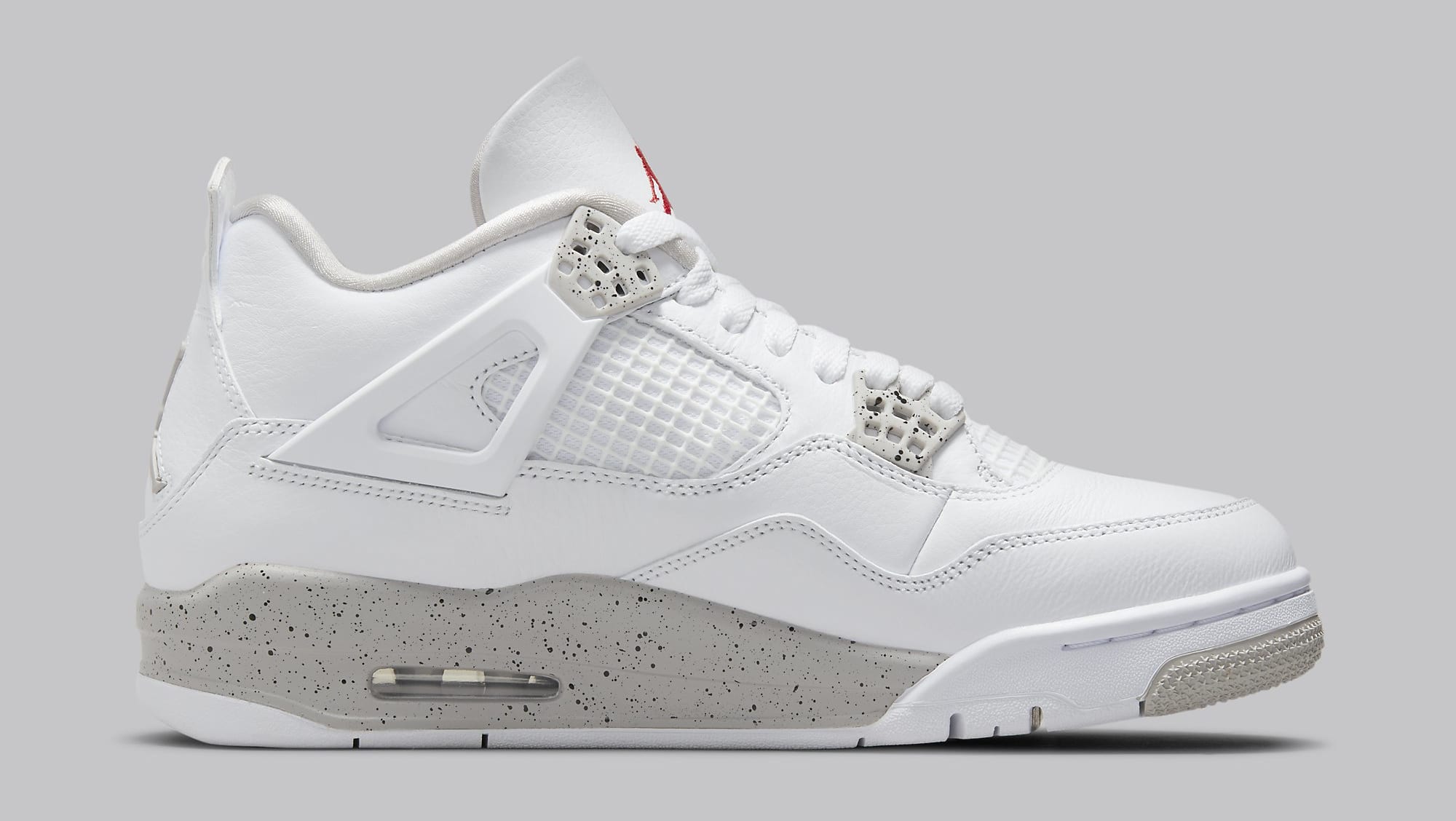 retro 4 white and grey