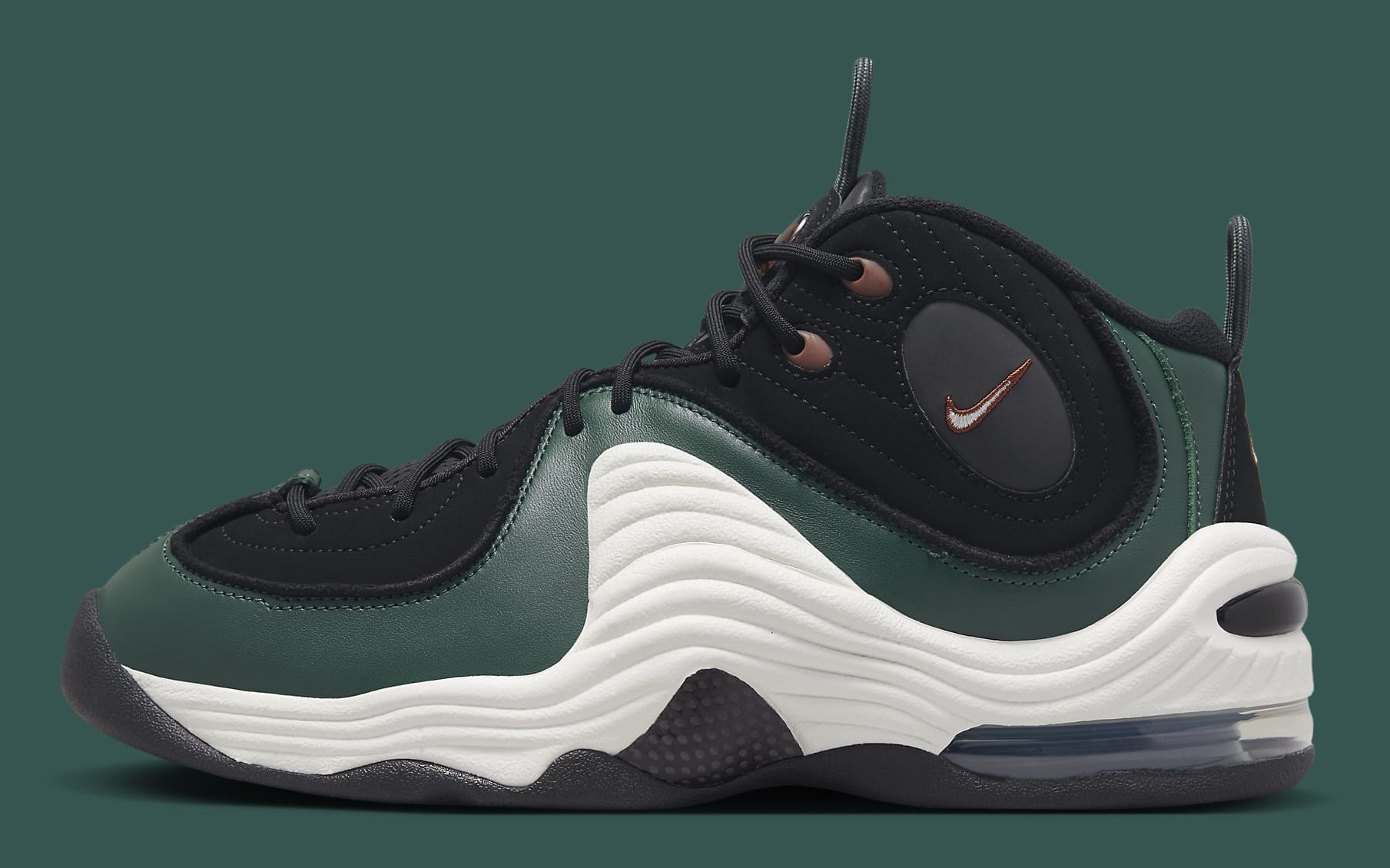 Nike Air Penny 2 Faded Spruce Release Date DV3465-001 Profile