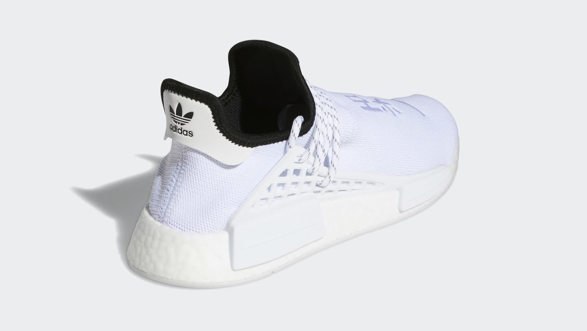 Pharrell Adidas NMD Hu White GY0092 Heel