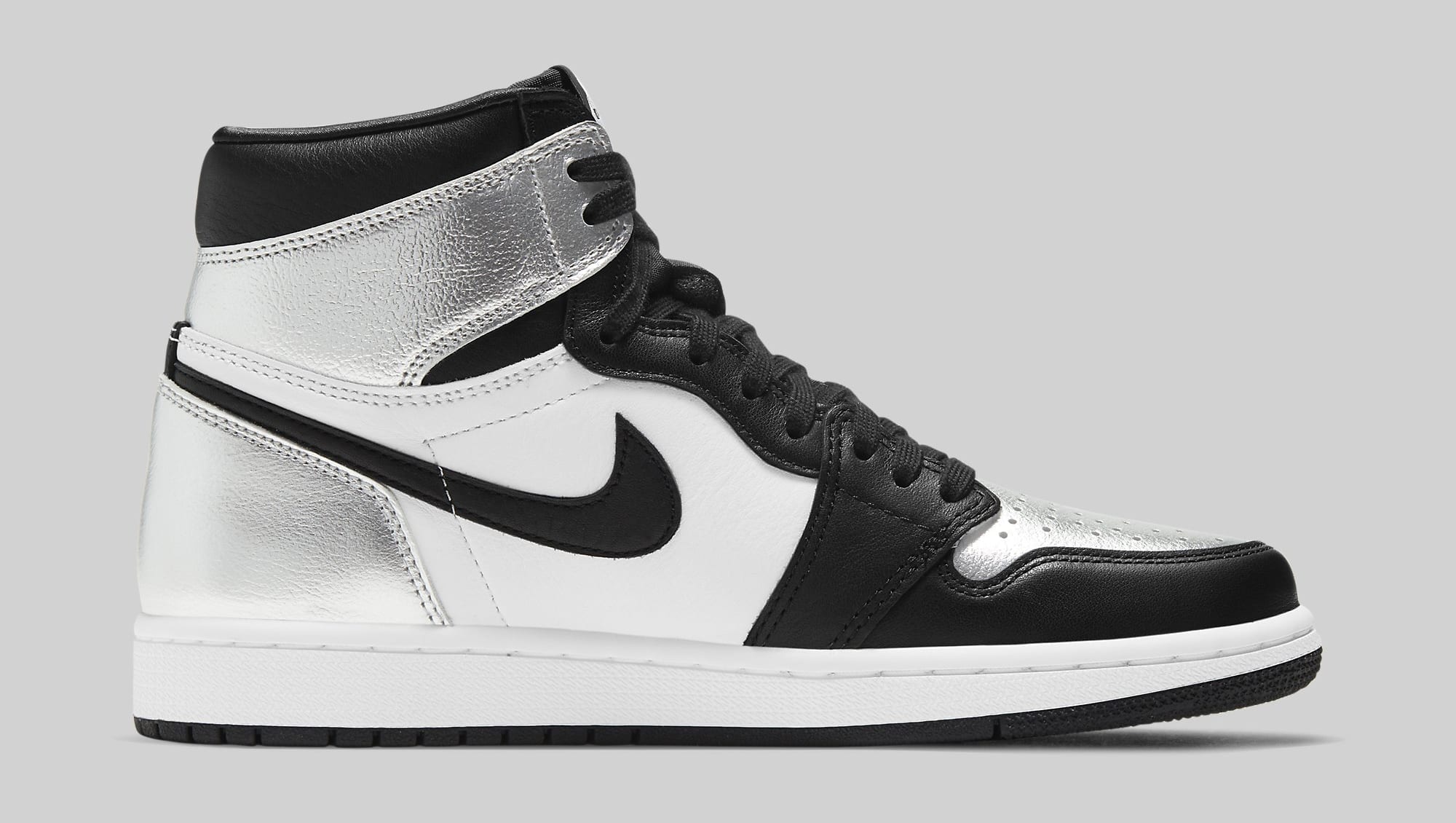 Air Jordan 1 Retro High OG Women's 'Silver Toe' CD0461-001 Medial