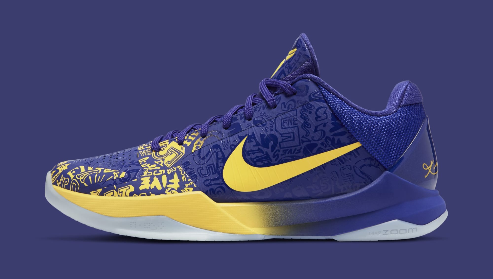 kobe bryant 5 rings shoes