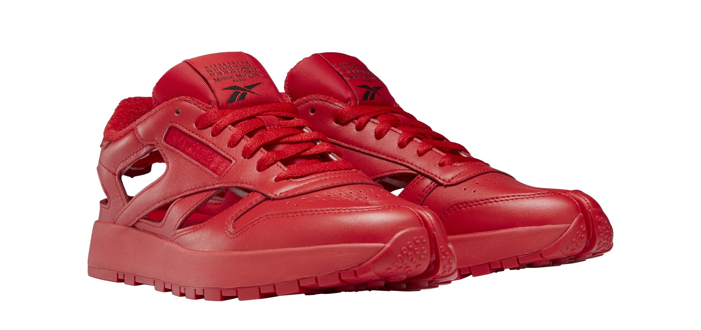 Maison Margiela x Reebok Classic Leather Tabi Décortiqué Low 'Red' (Pair)