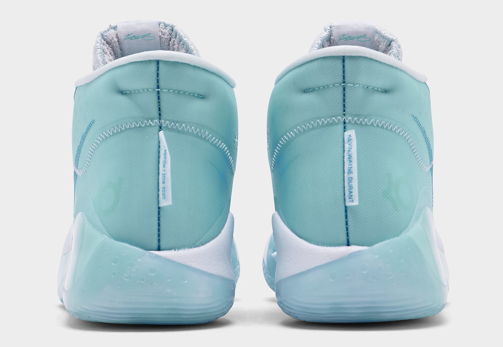 white and blue kd 12