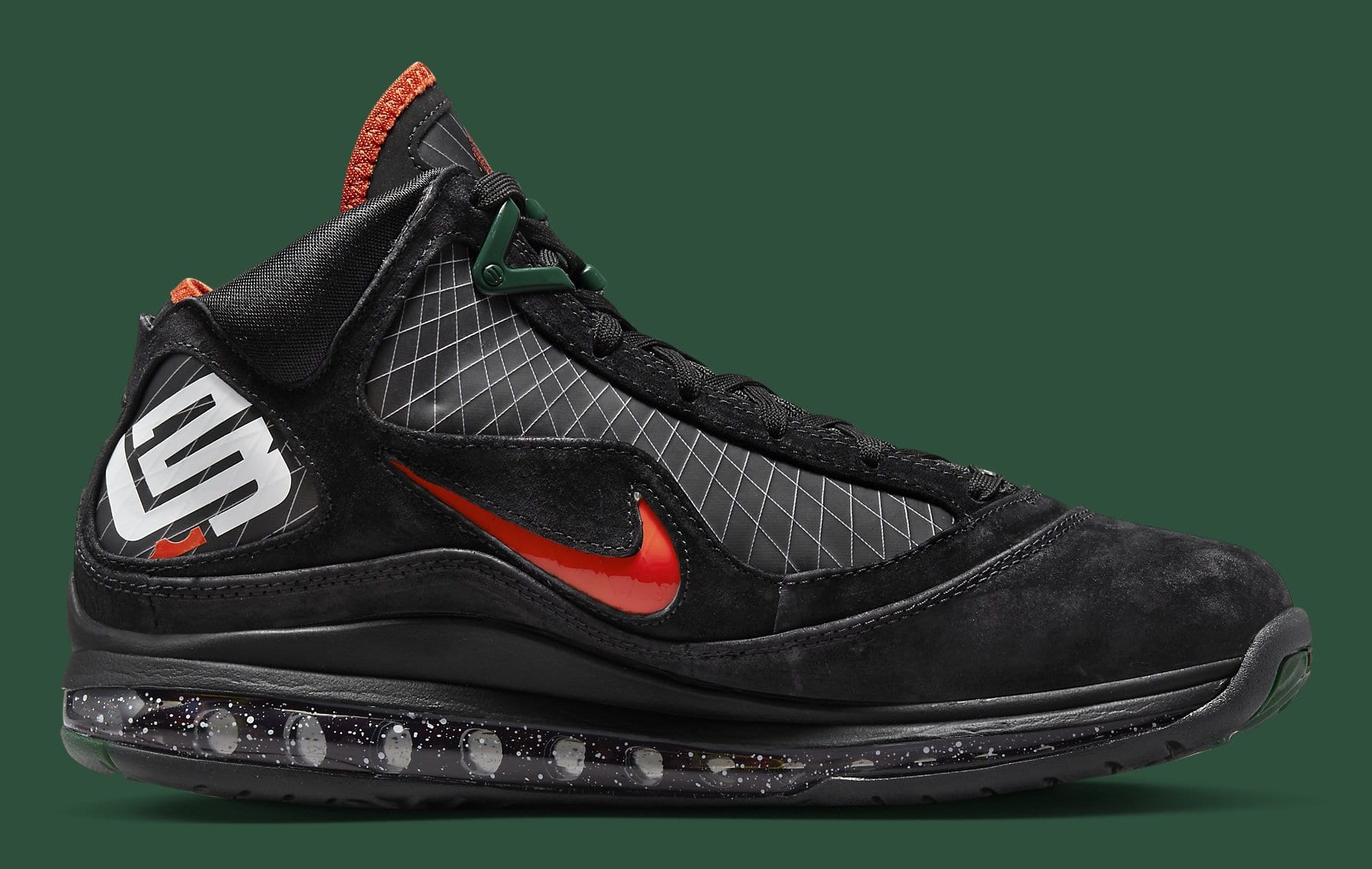 Nike LeBron 7 VII Florida A&M Rattlers Release Date DX8554-001 Medial