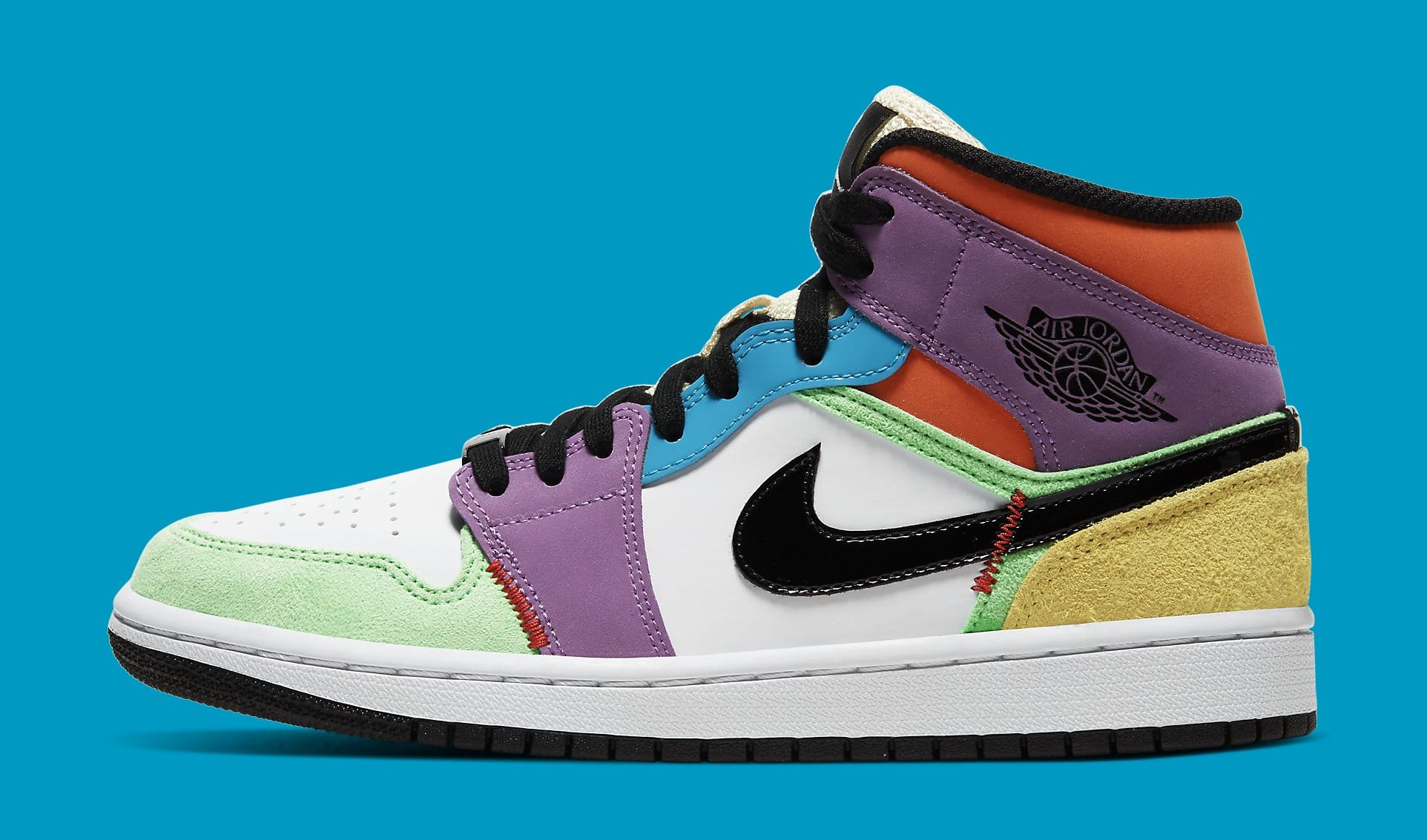 Air Jordan 1 Mid Women's 'Multicolor 