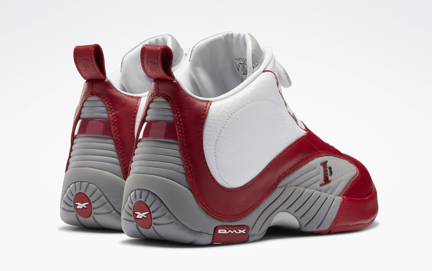Reebok Question 4 'White/Red' FY9690 Heel