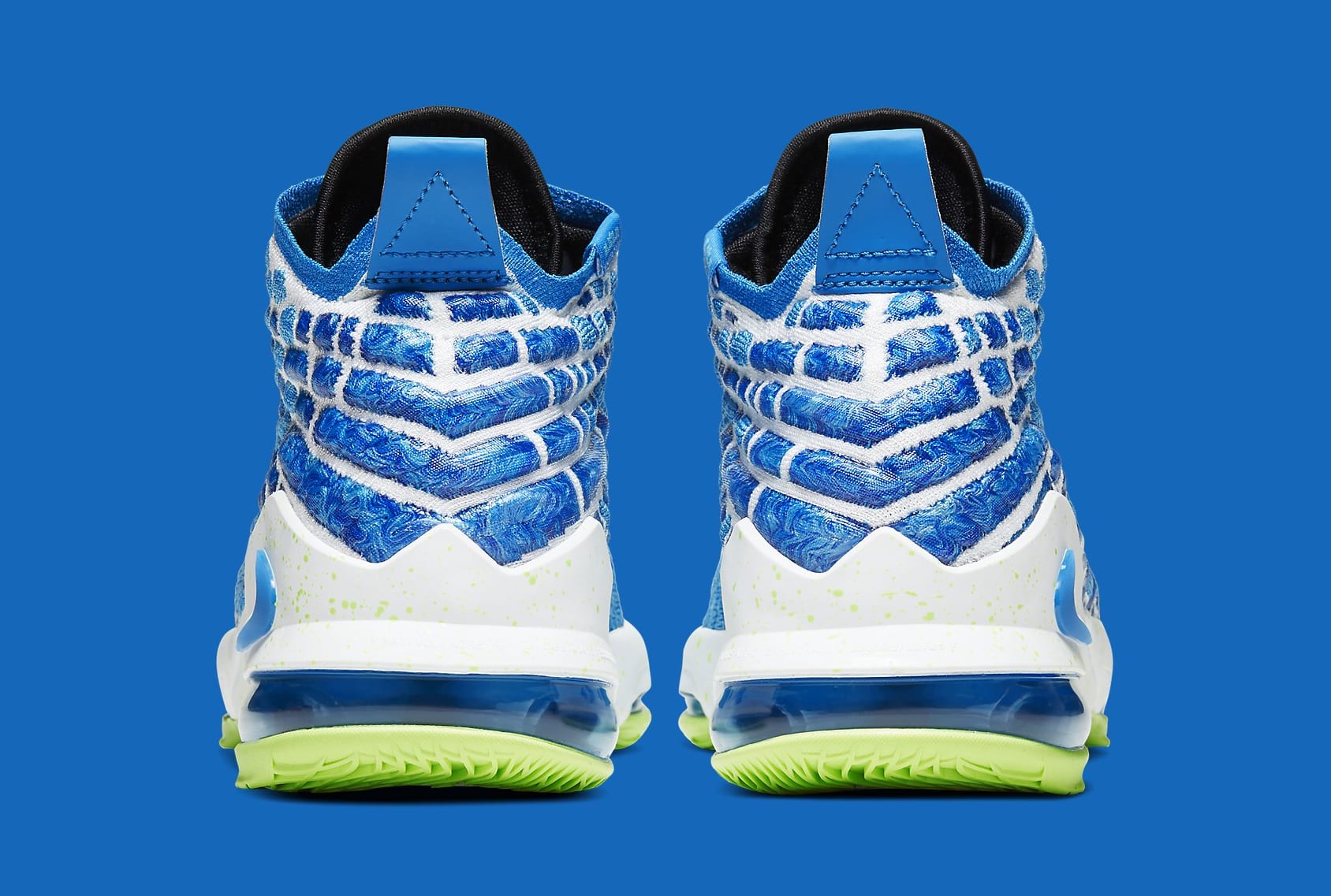 lebron 17 photo blue ghost green