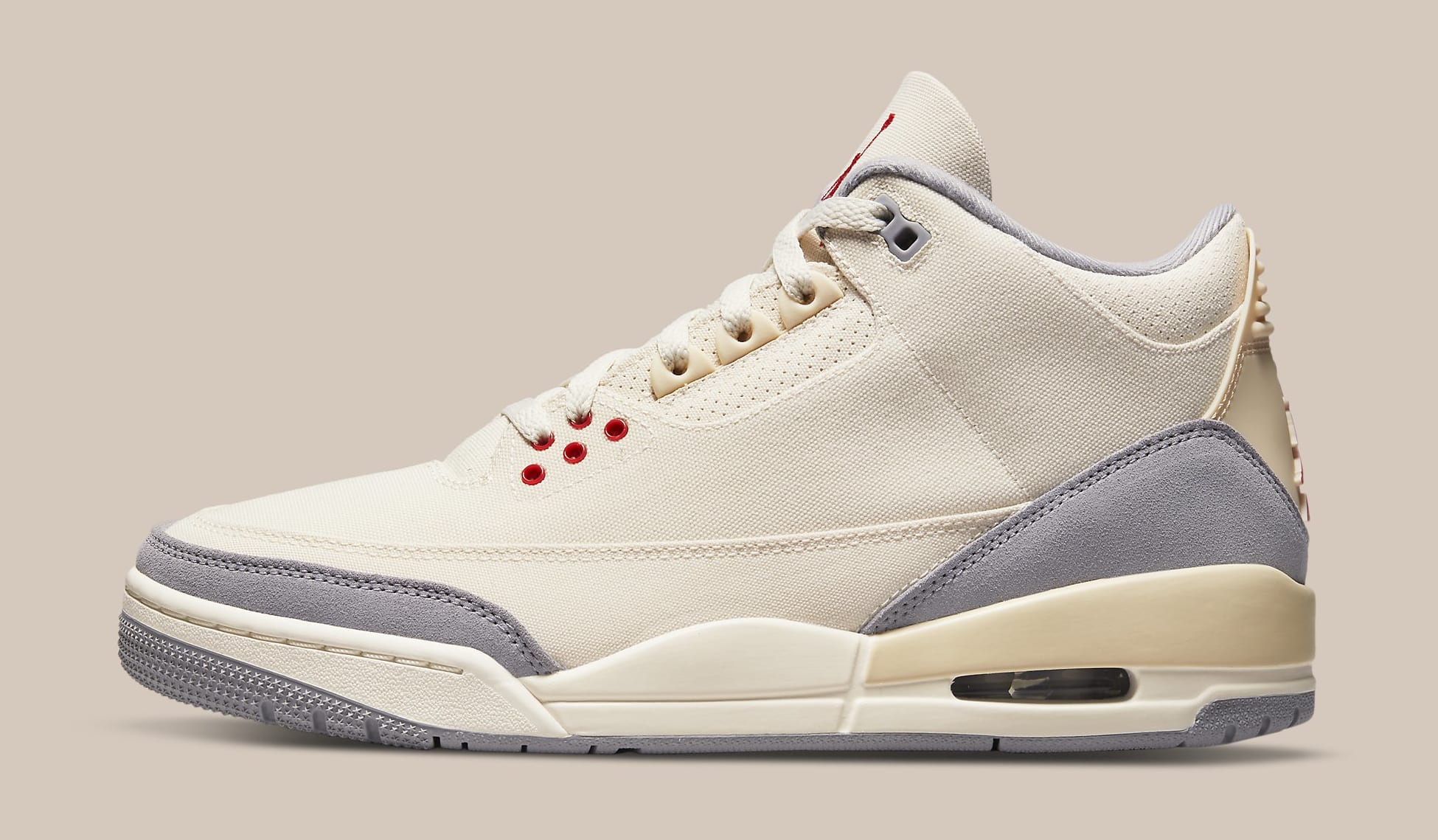Air Jordan 3 'Muslin' DH7139 100 Lateral