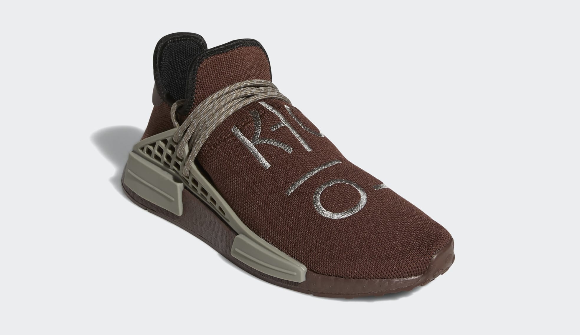 Pharrell Adidas NMD Hu Brown GY0090 Front