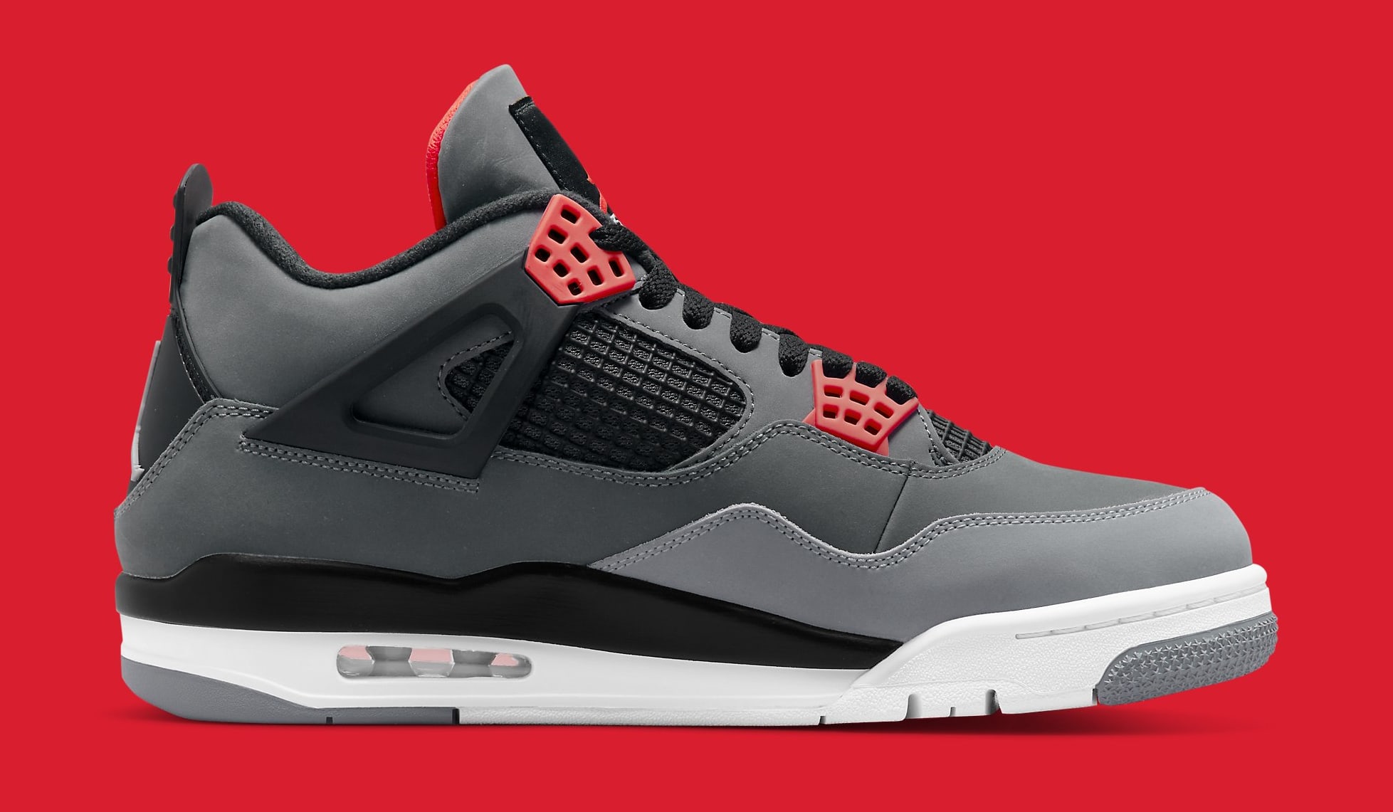jordan 4 grey and red