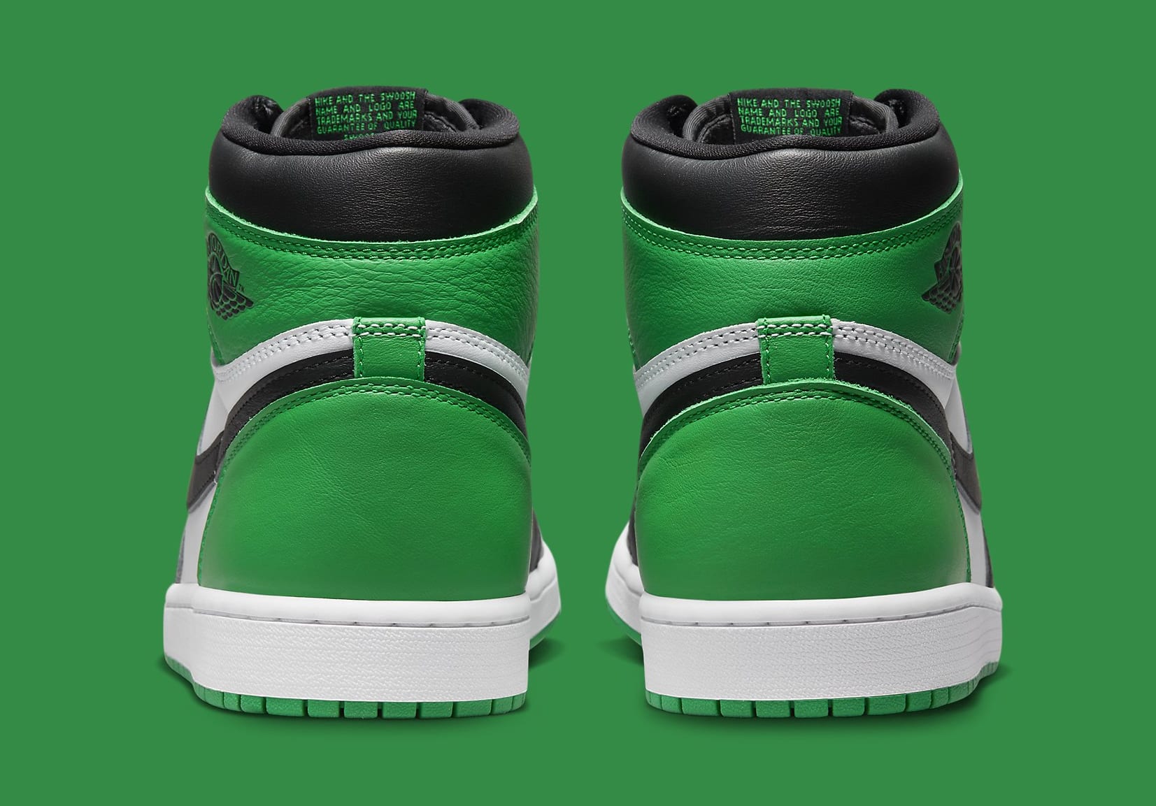 Air Jordan 1 I High Lucky Green DZ5485-031 Heel