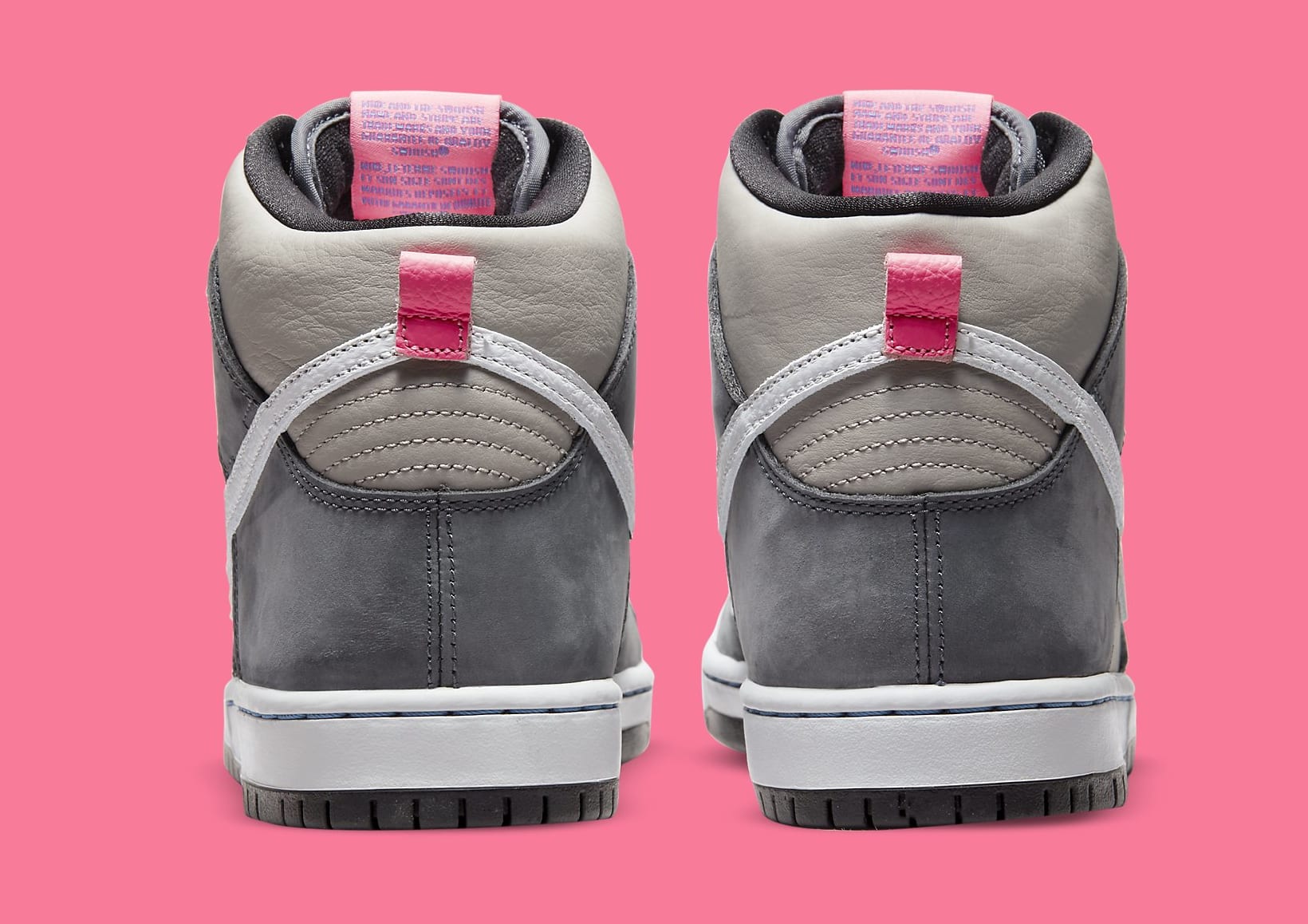Nike SB Dunk High 'Medium Grey' DJ9800 001 Heel