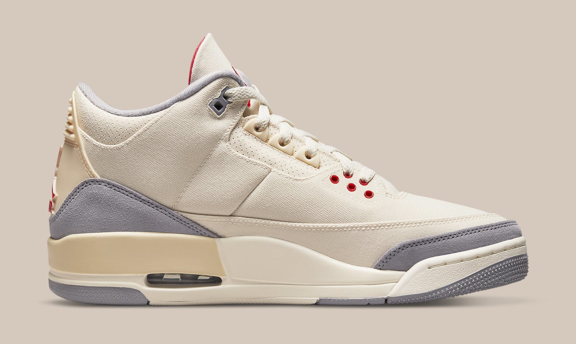 Air Jordan 3 'Muslin' DH7139 100 Medial