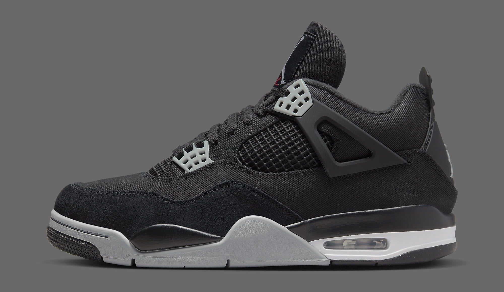 Air Jordan 4 'Black Canvas' DH7138 006 Lateral