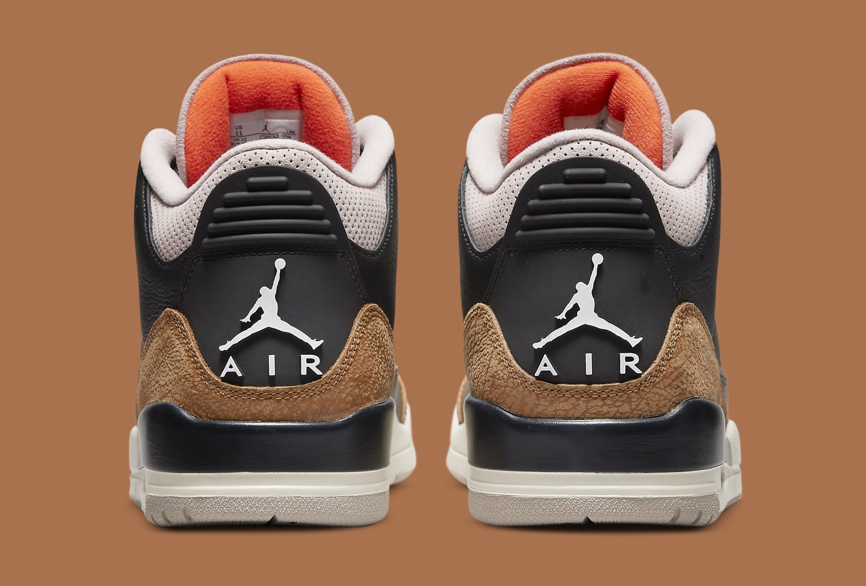 Air Jordan 3 "Desert Elephant' CT8532 008 Heel