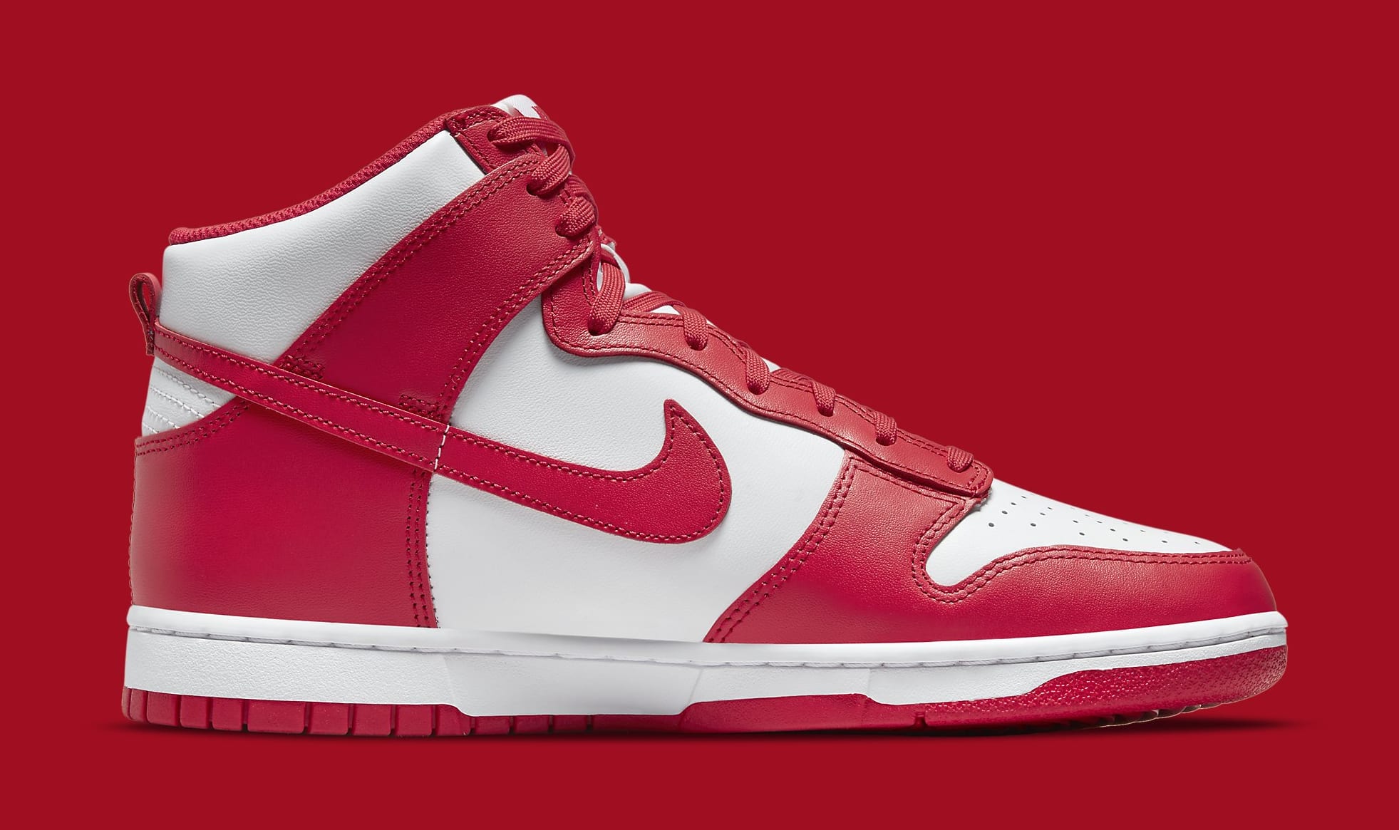 nike high dunk red