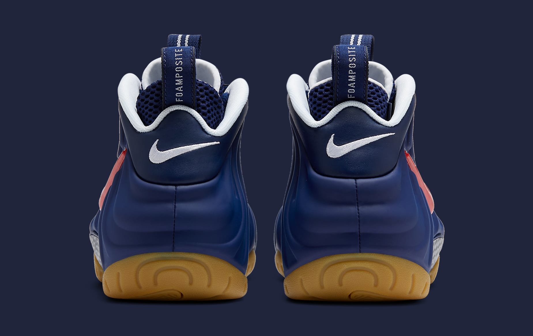 nike air foamposite blue void