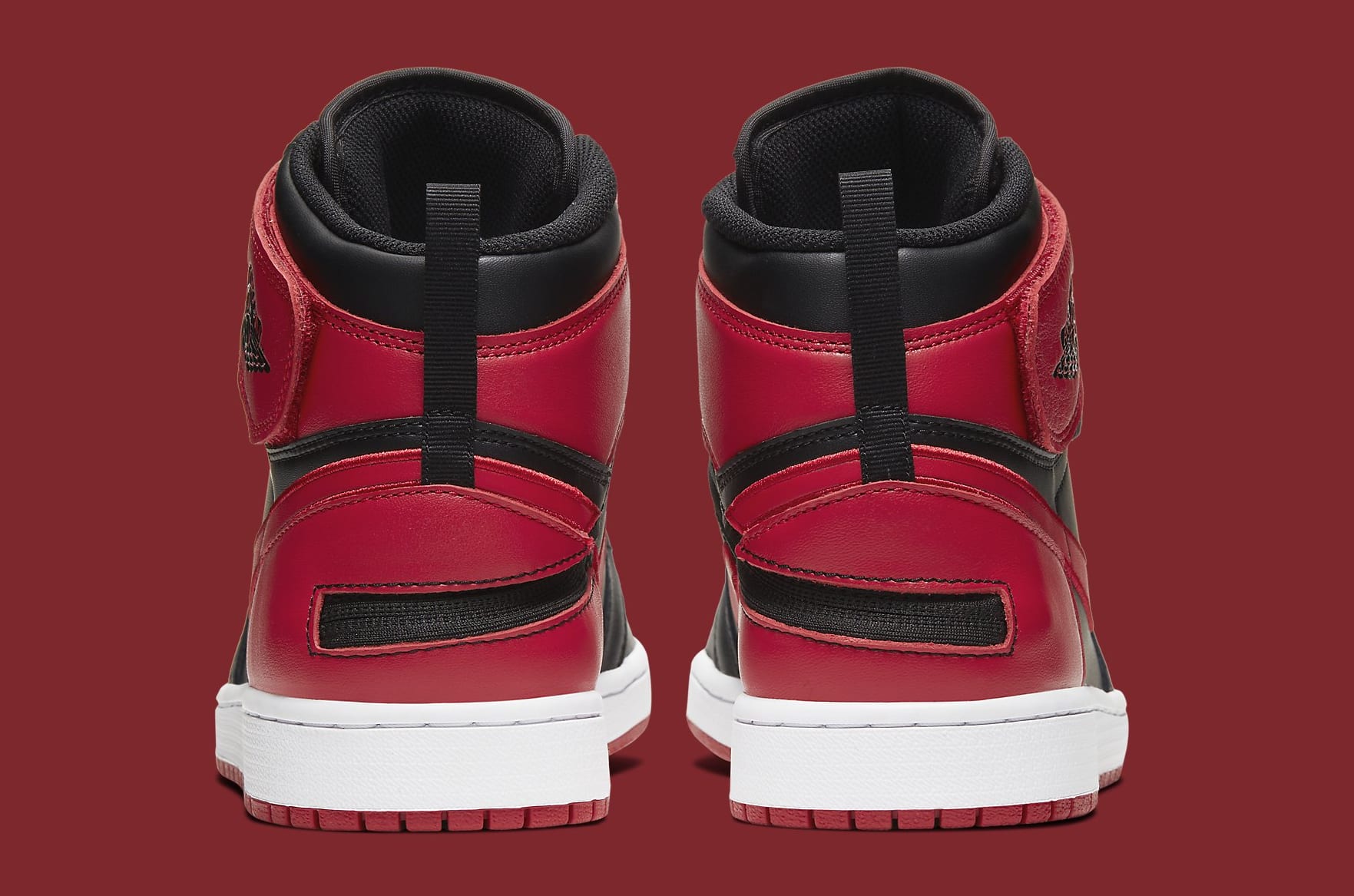 nike air jordan 1 high flyease black toe