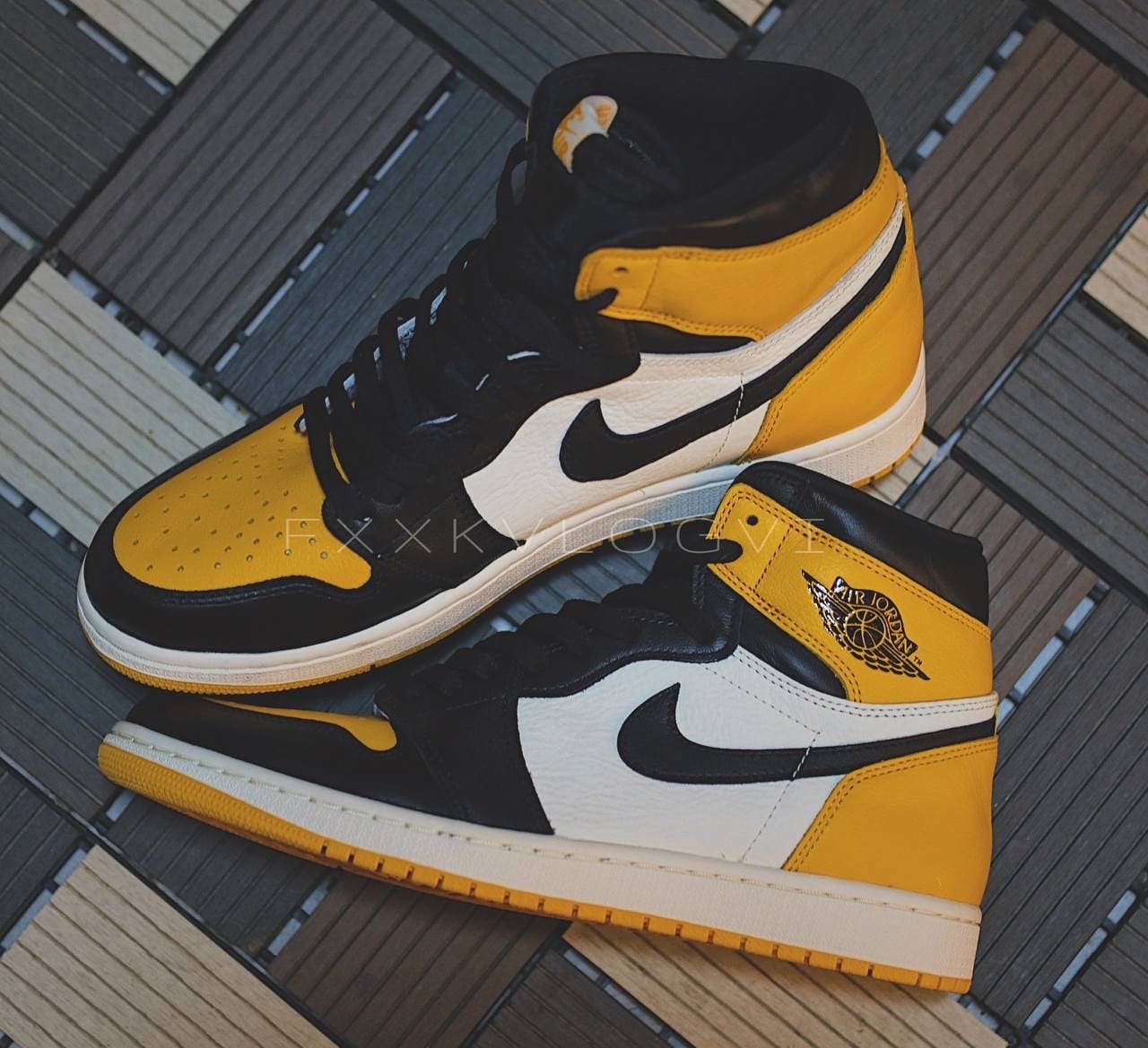 jordan 1 black and yellow release date