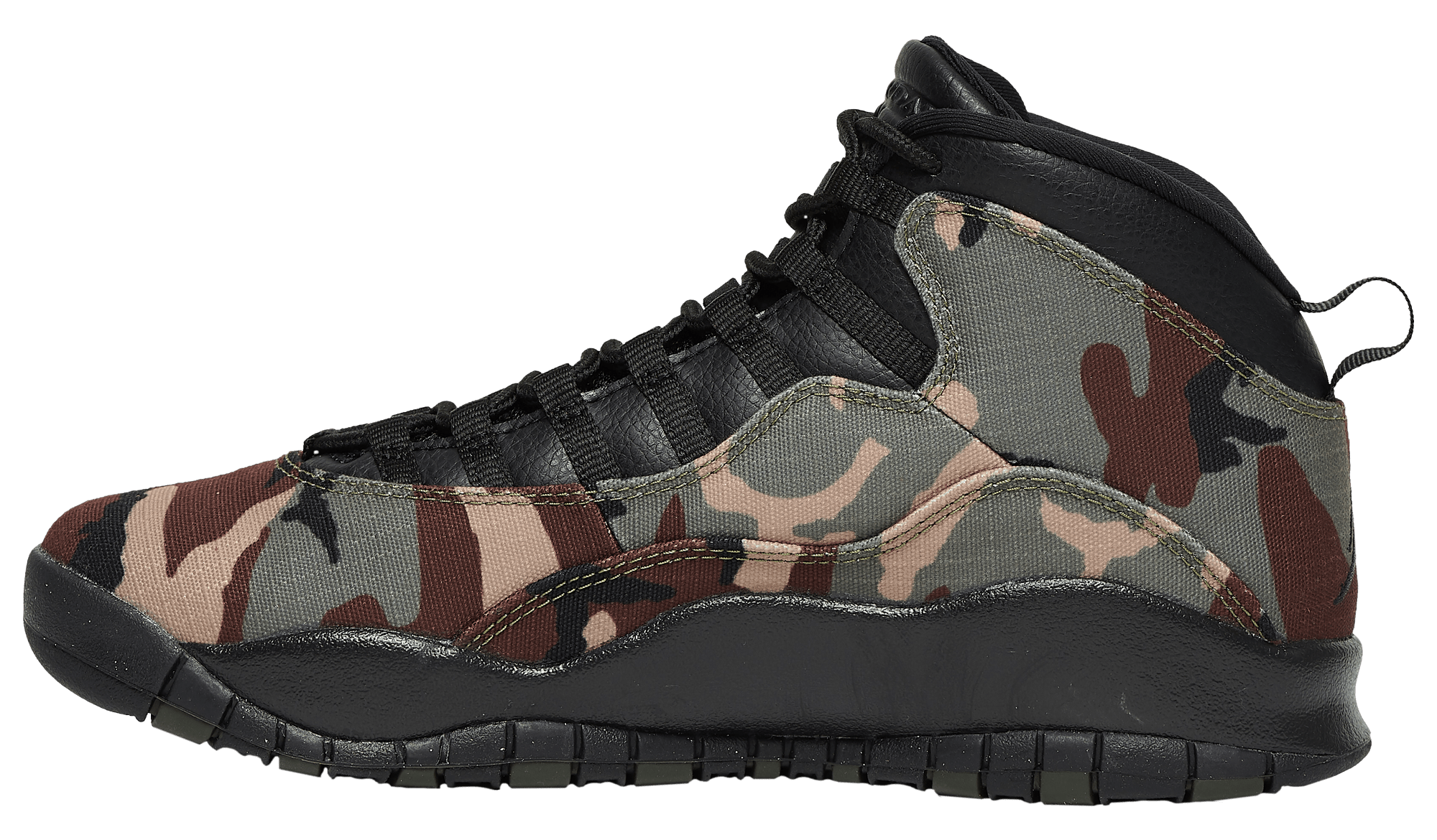 Air Jordan 10 Retro Desert Camo/Black-Light Chocolate 310805-201 Medial