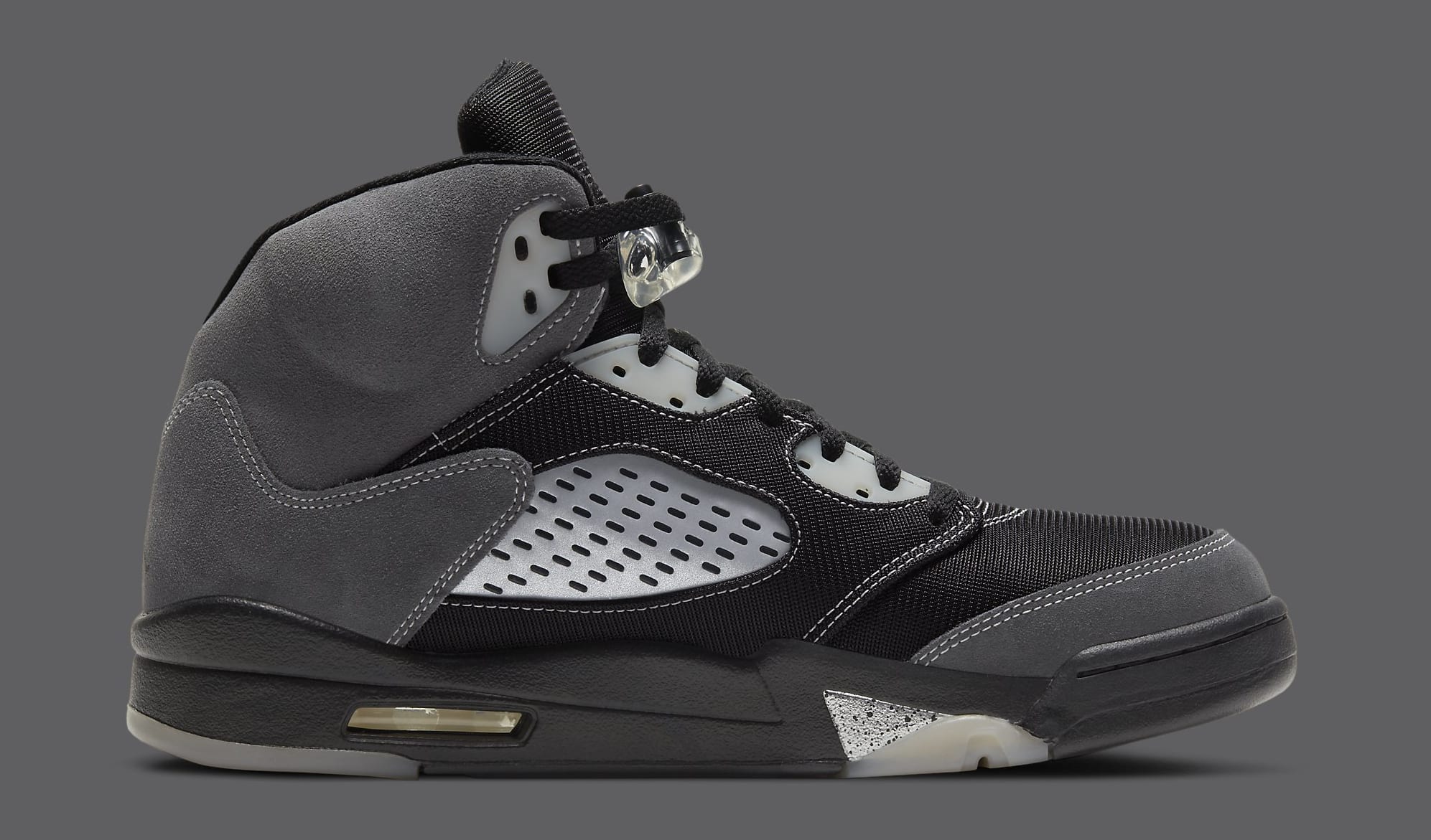 black and silver huaraches