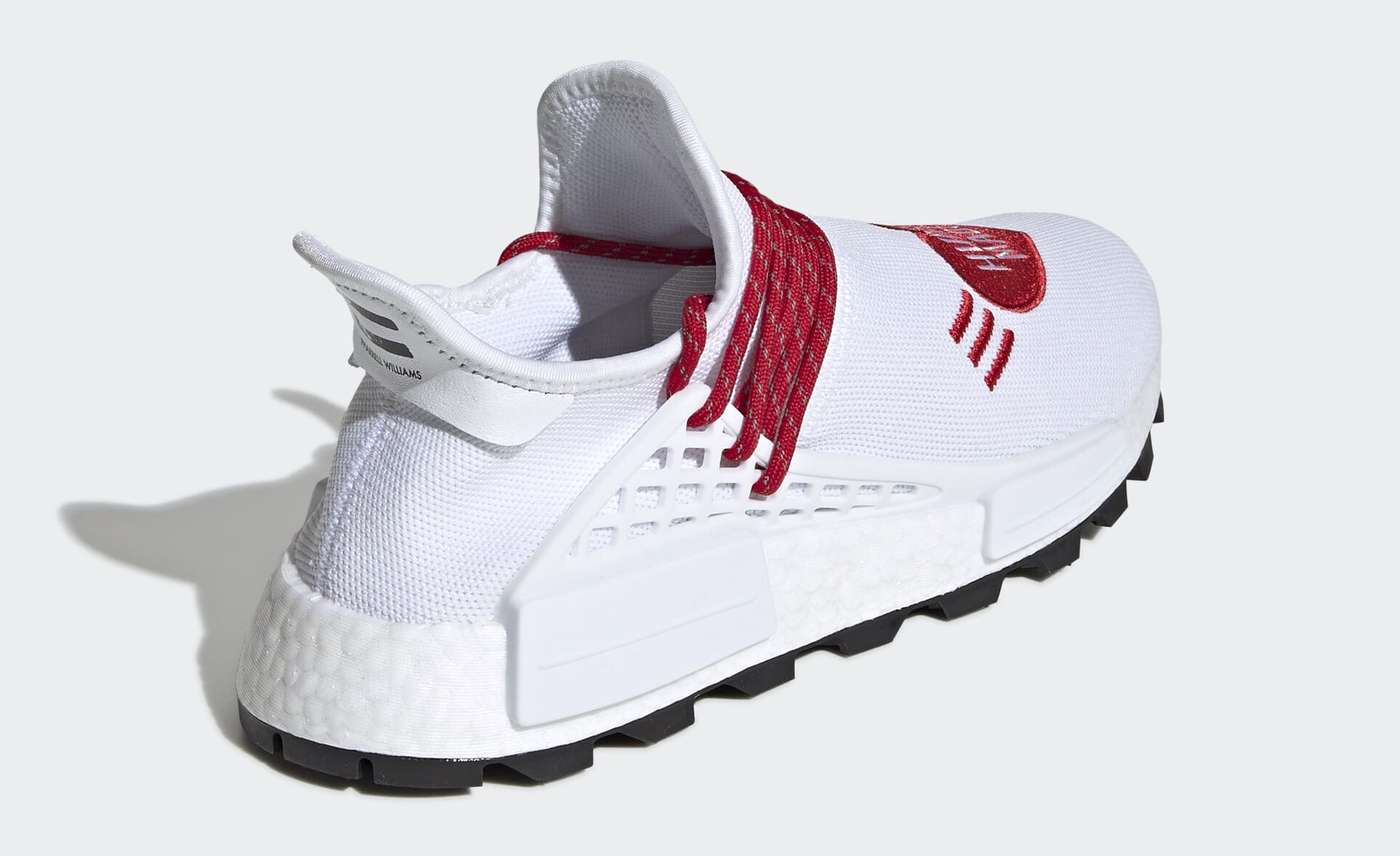 adidas nmd hu pharrell human made white red