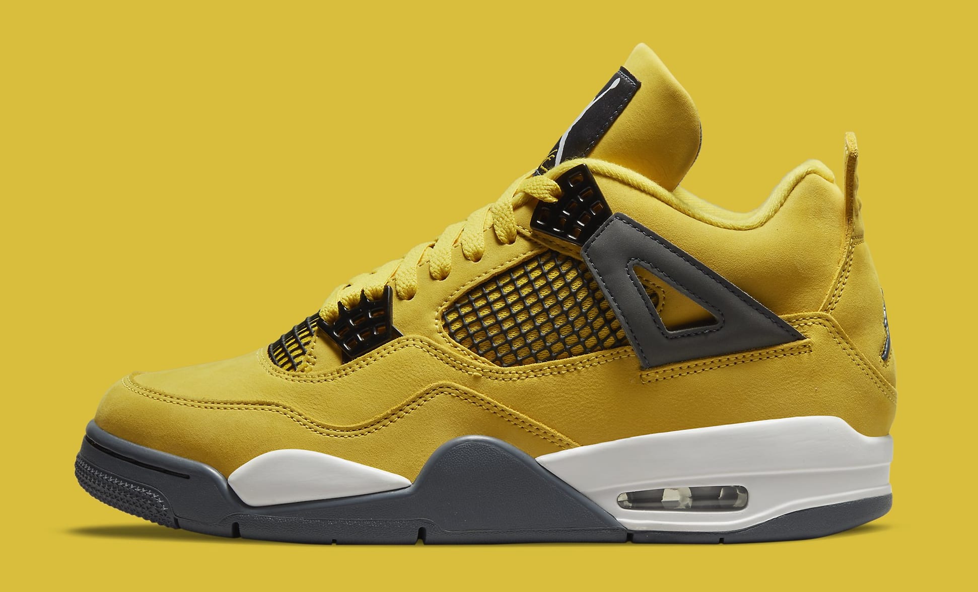 retro 4 yellow and black